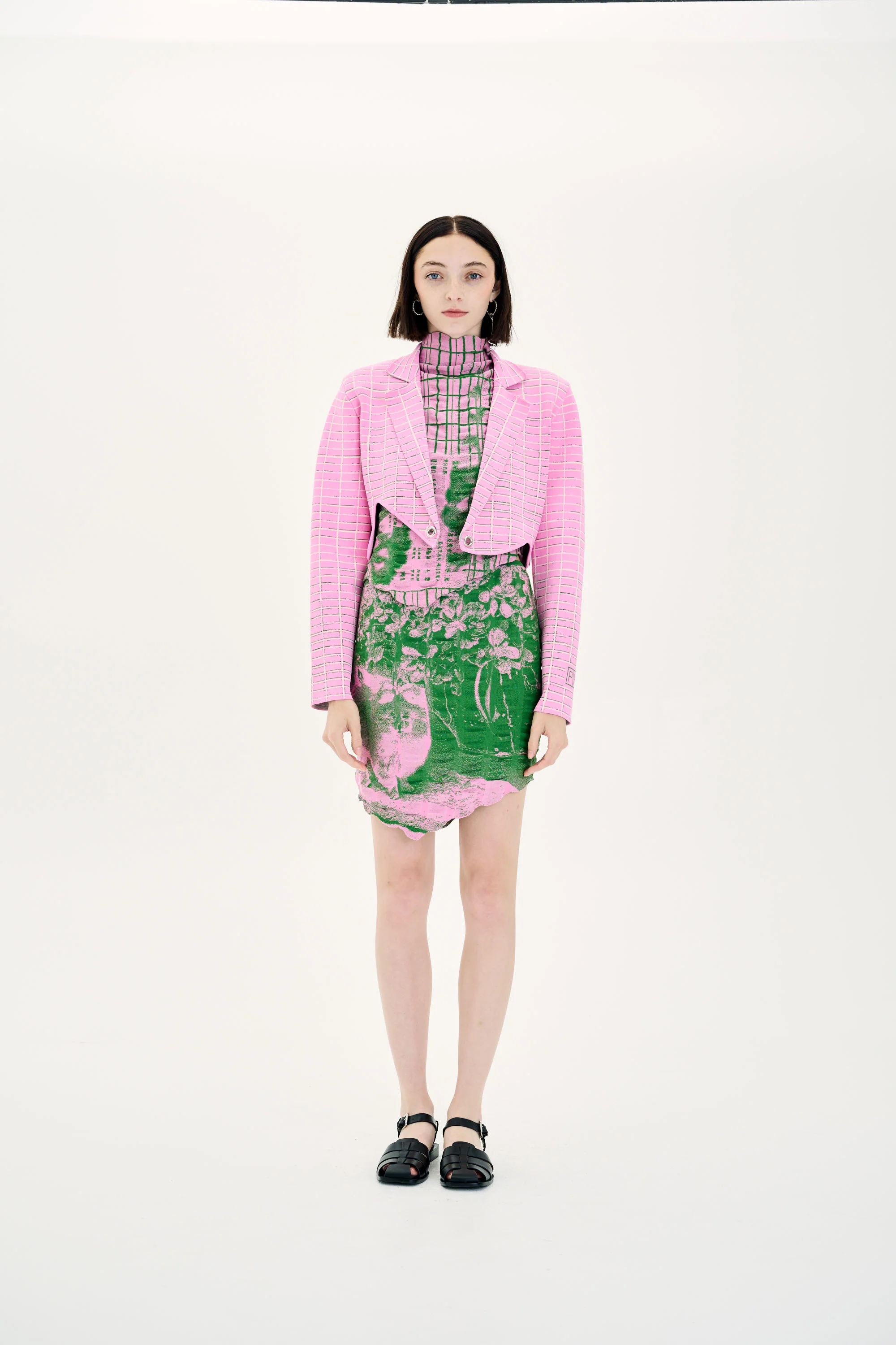 CHERRY DOG PRINT MINI SKIRT - Image 5