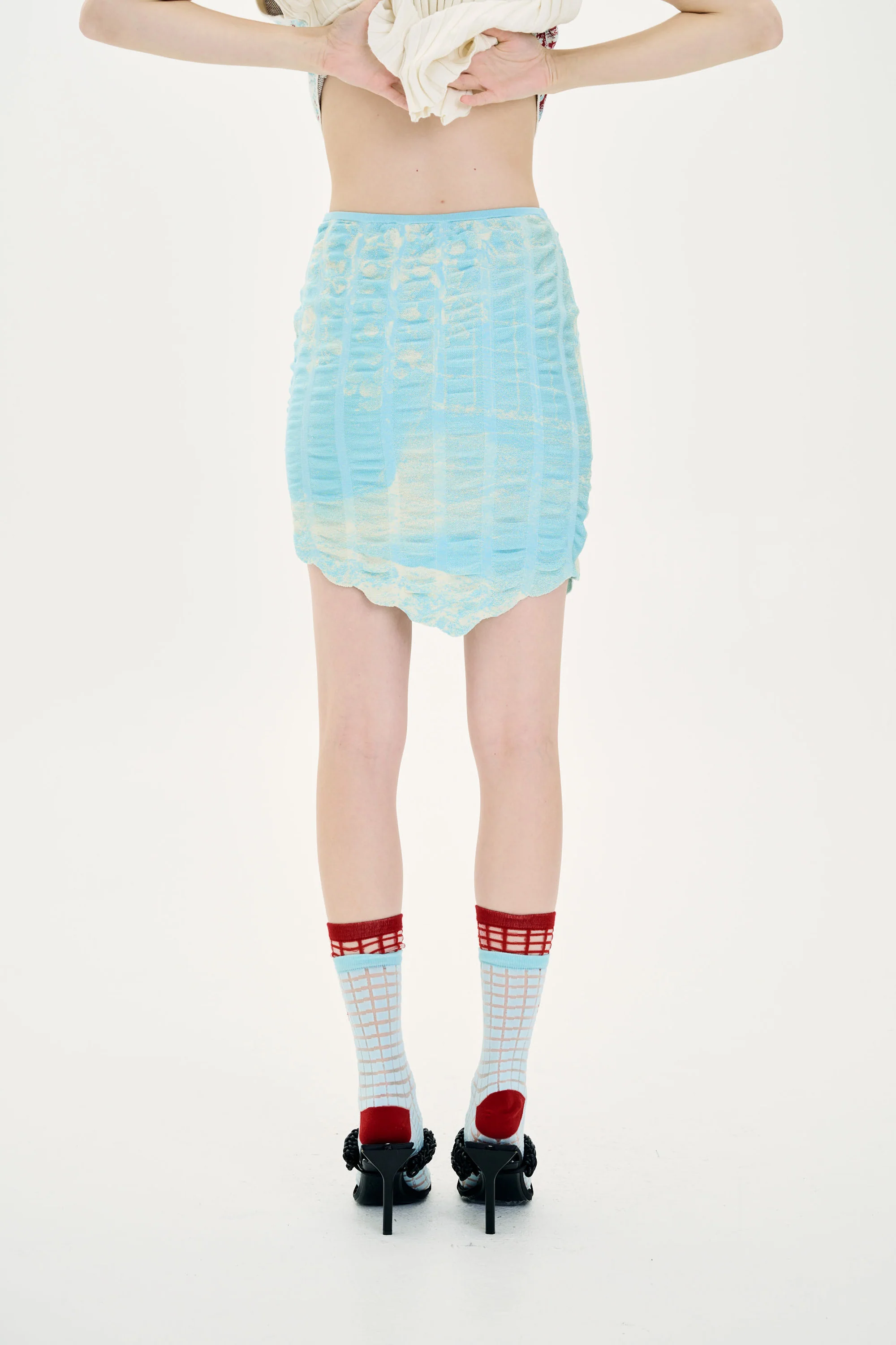 CHERRY DOG PRINT MINI SKIRT - Image 4