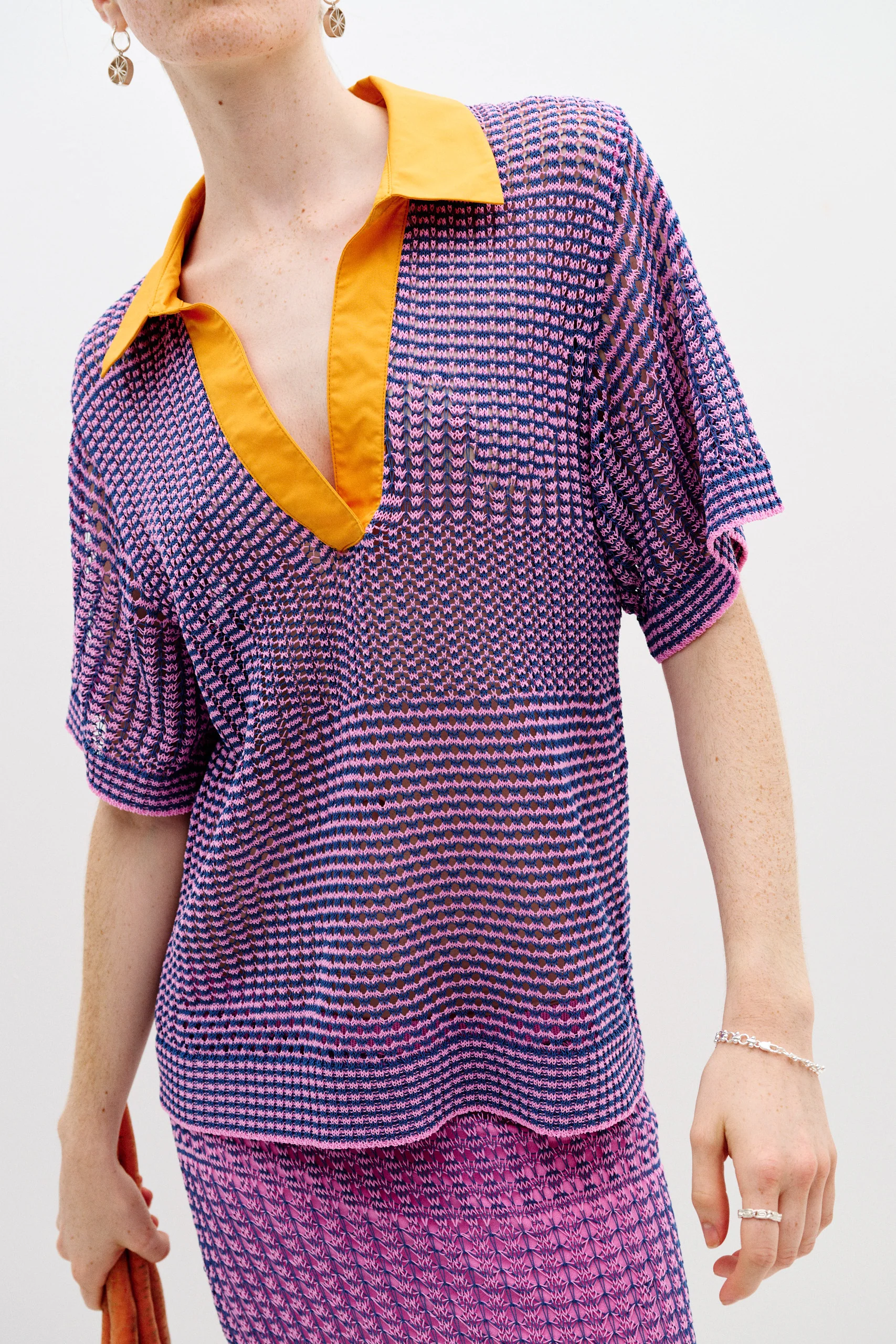 CHIA OVERSIZED CROCHET SHIRT - Image 6
