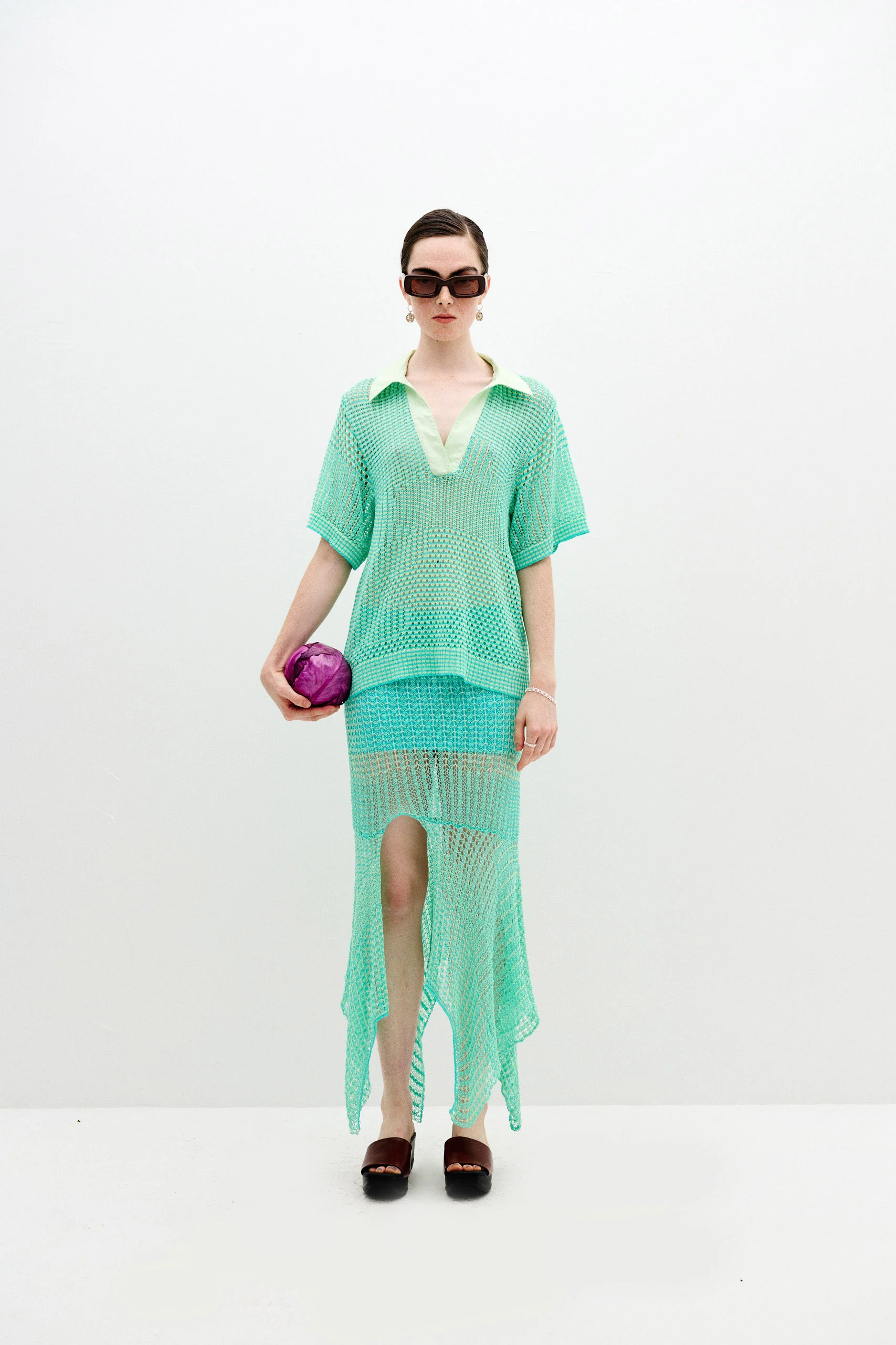 CHIA OVERSIZED CROCHET SHIRT - Image 3