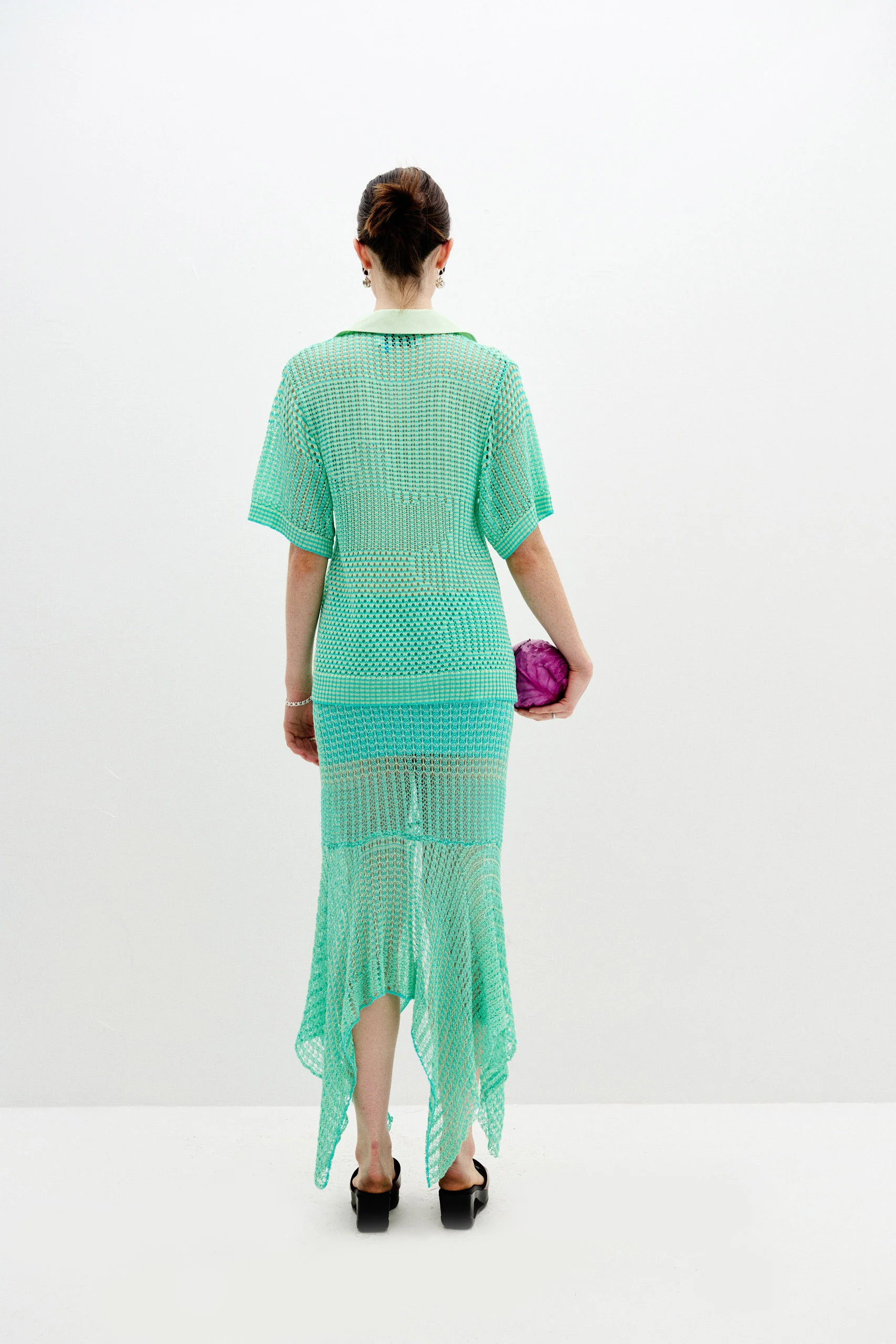 CHIA OVERSIZED CROCHET SHIRT - Image 5