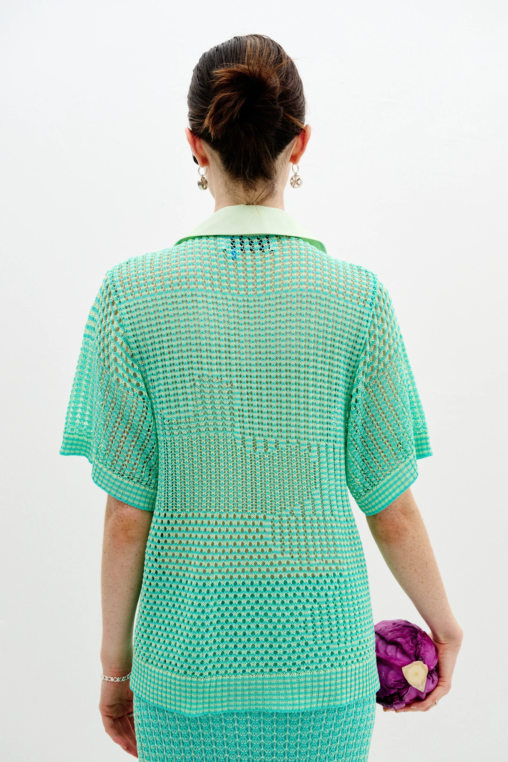 CHIA OVERSIZED CROCHET SHIRT - Image 7
