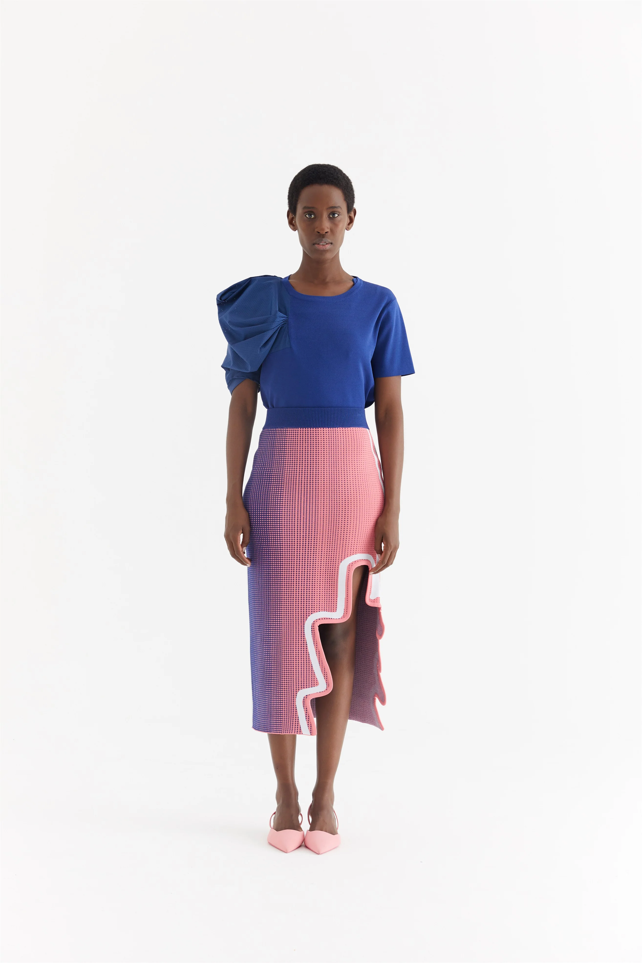 CHIARA PUFF SLEEVE TEE - Image 2