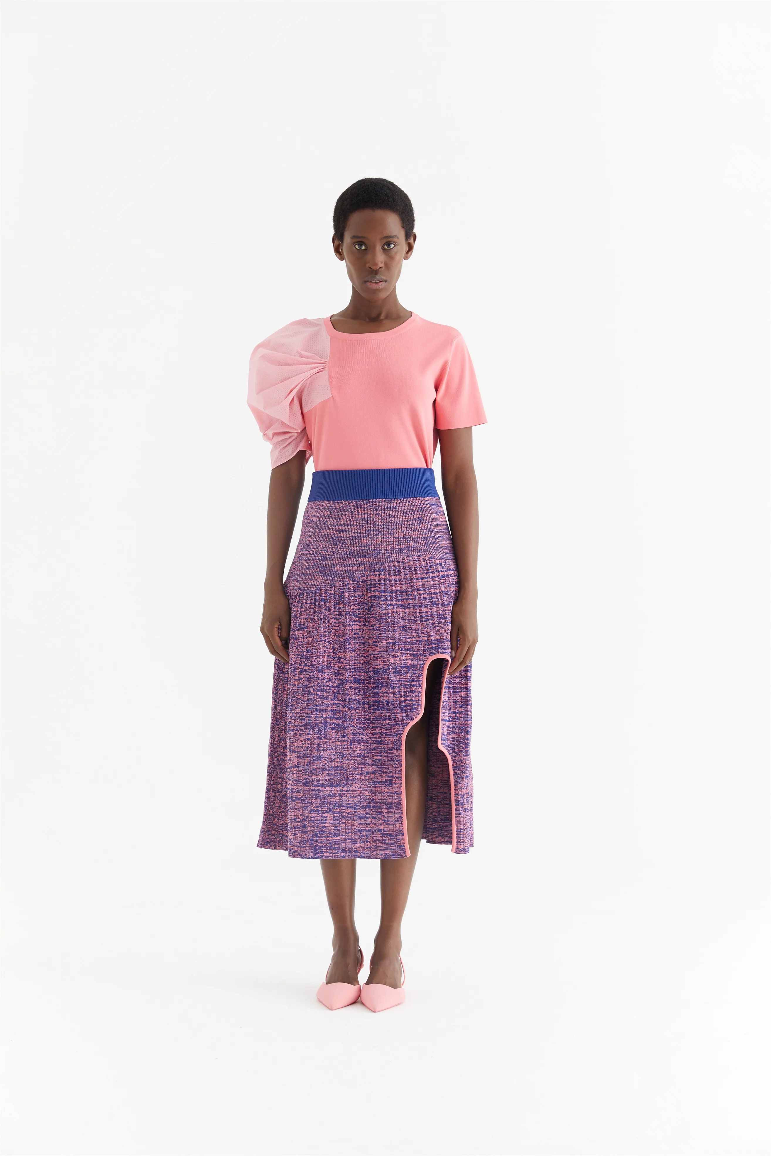 CHIARA PUFF SLEEVE TEE - Image 2