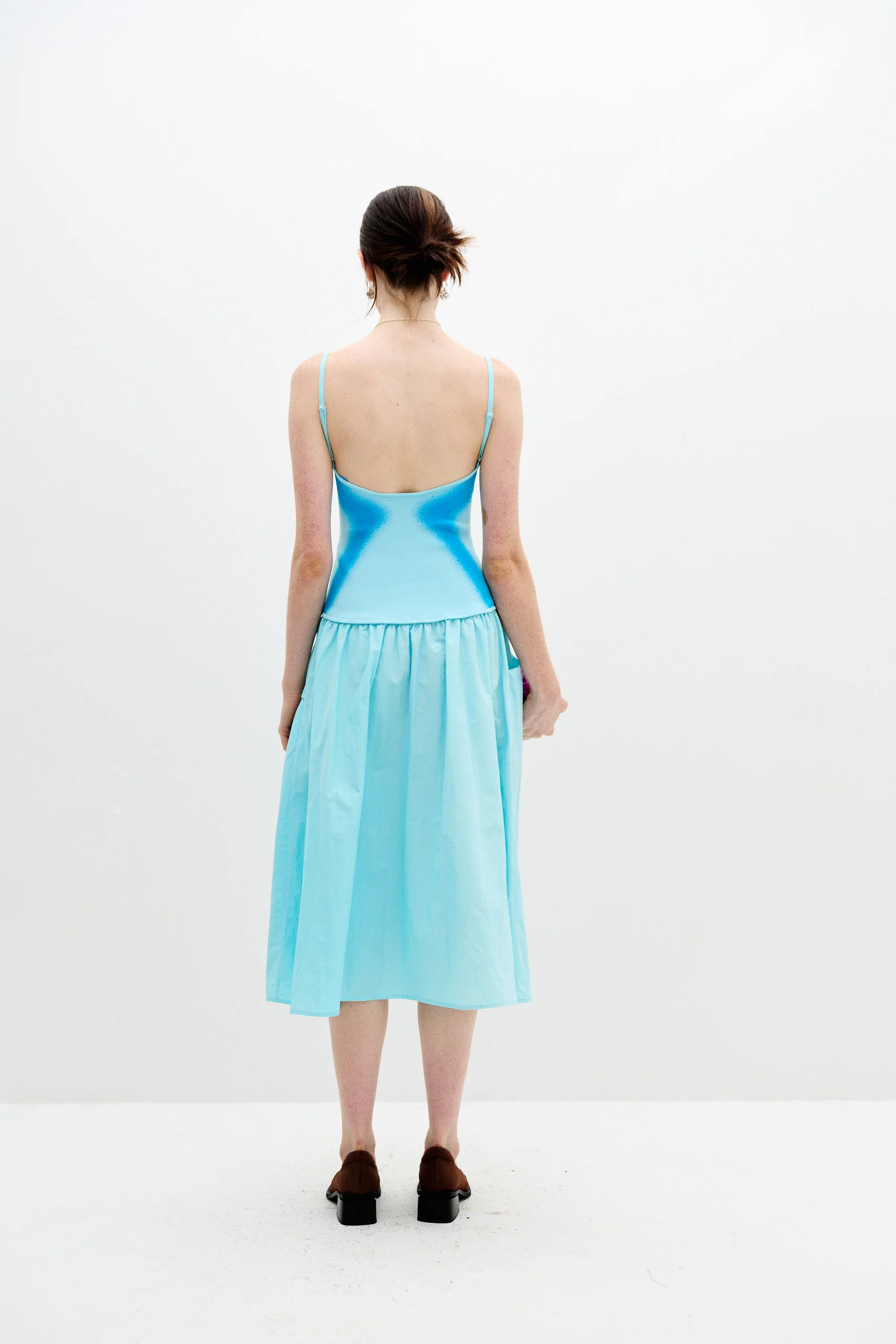 CHILI MIXED MEDIA TANK DRESS - Image 3