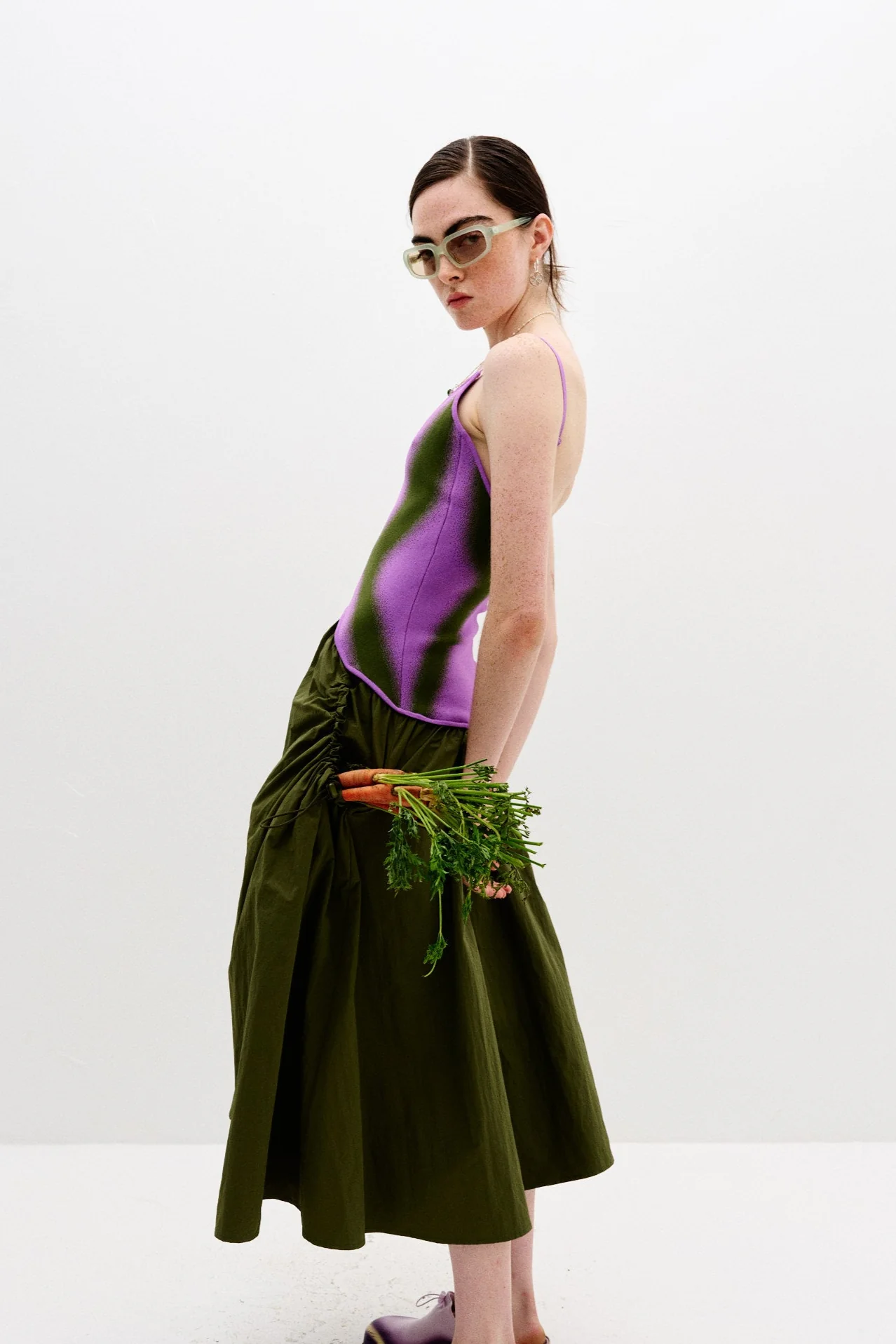 CHILI MIXED MEDIA TANK DRESS - Image 2