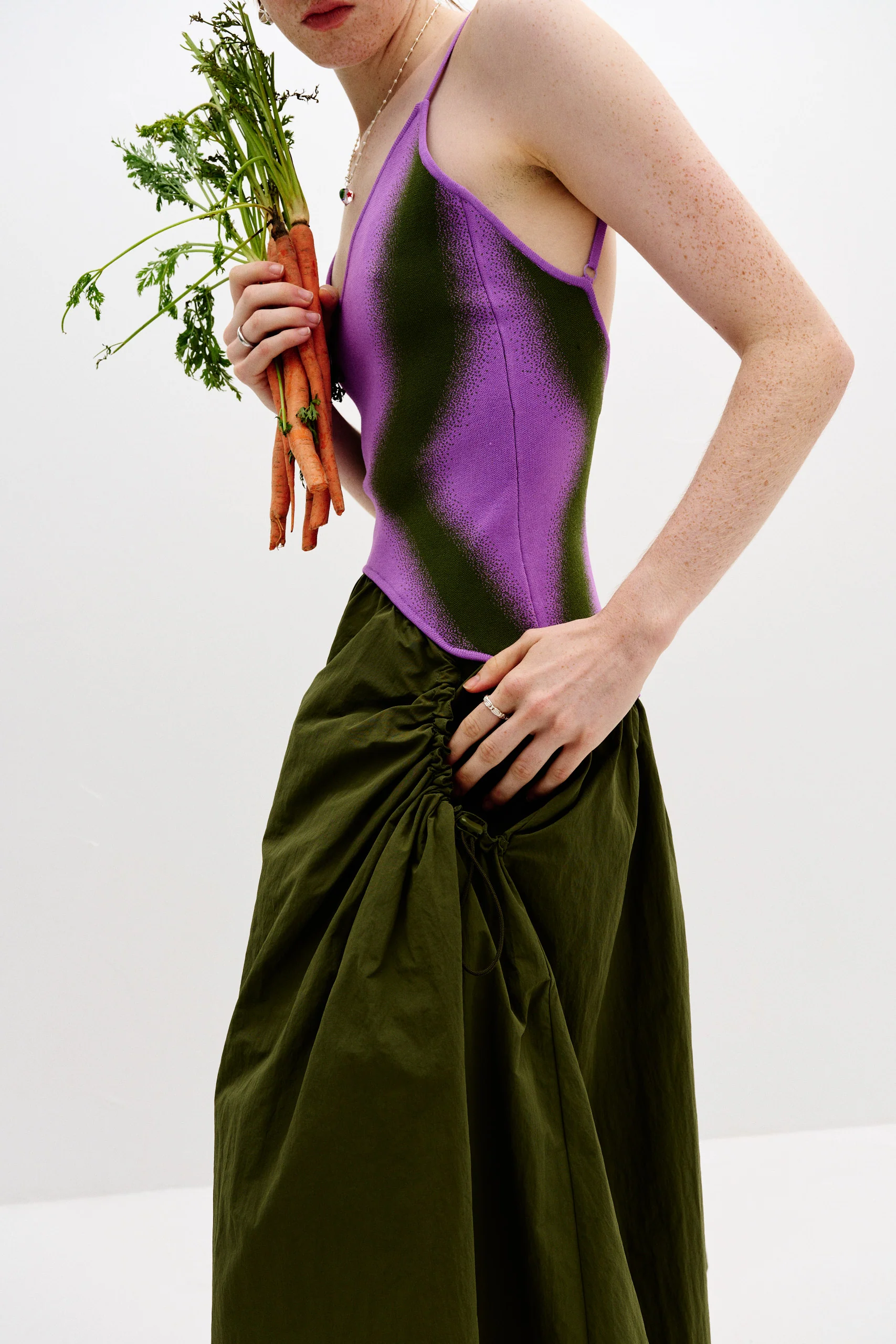 CHILI MIXED MEDIA TANK DRESS - Image 5