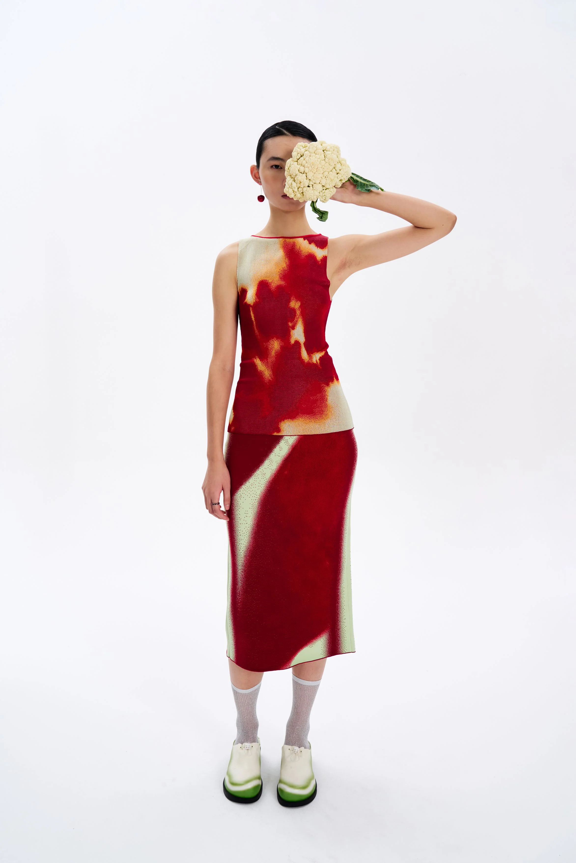 CLAIRE TIE-DYE BOATNECK TANK - Image 2