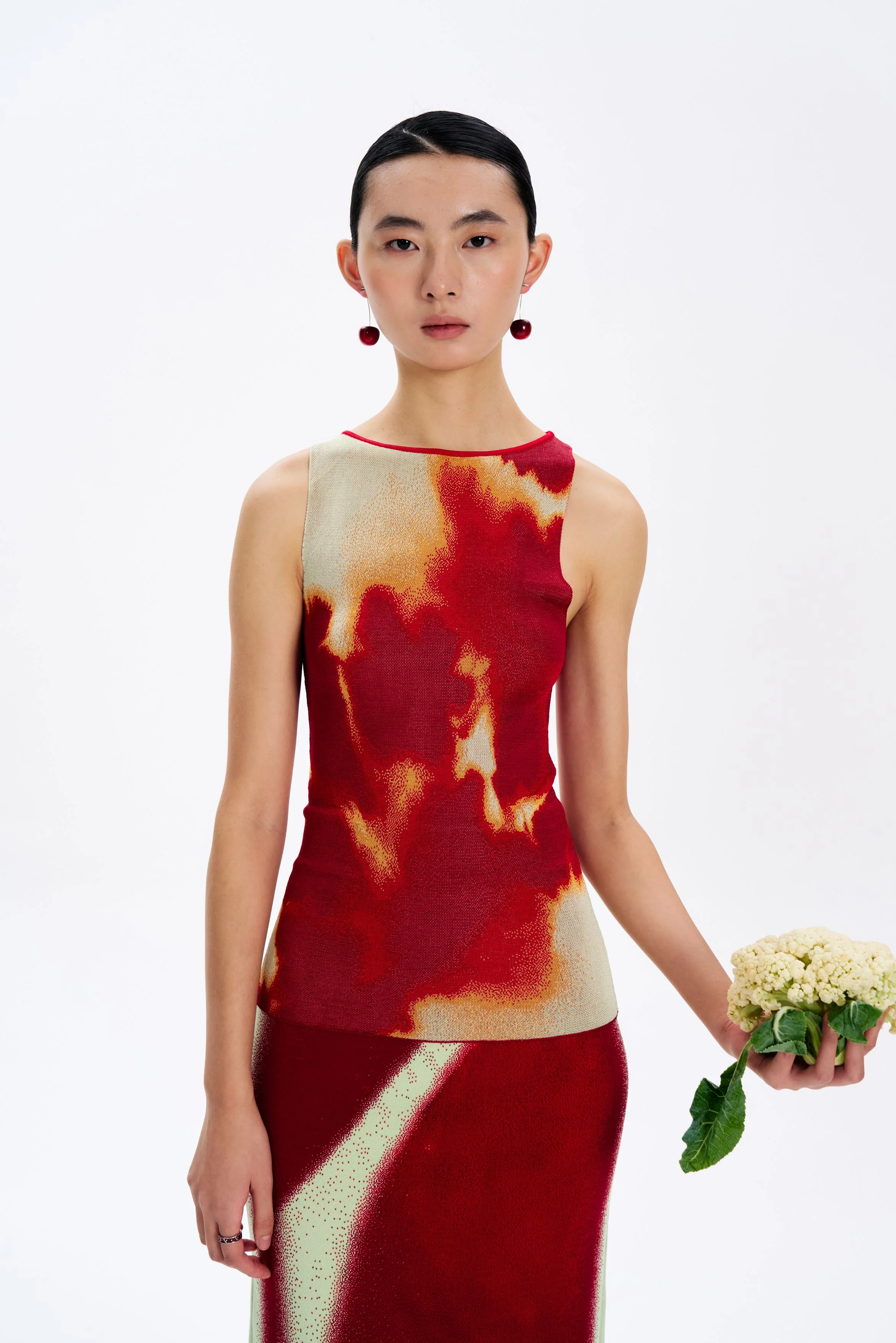 CLAIRE TIE-DYE BOATNECK TANK - Image 3
