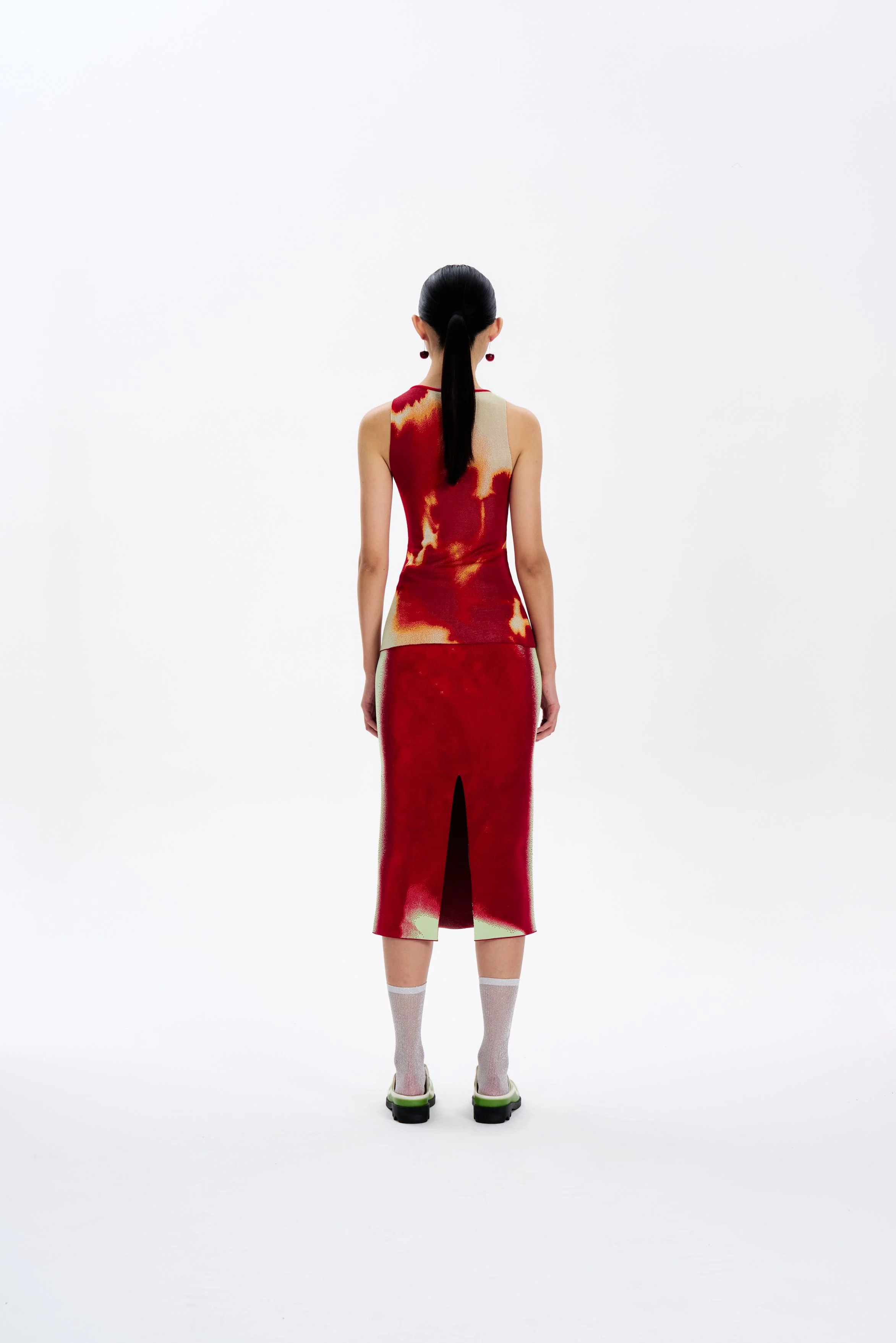 CLAIRE TIE-DYE BOATNECK TANK - Image 4