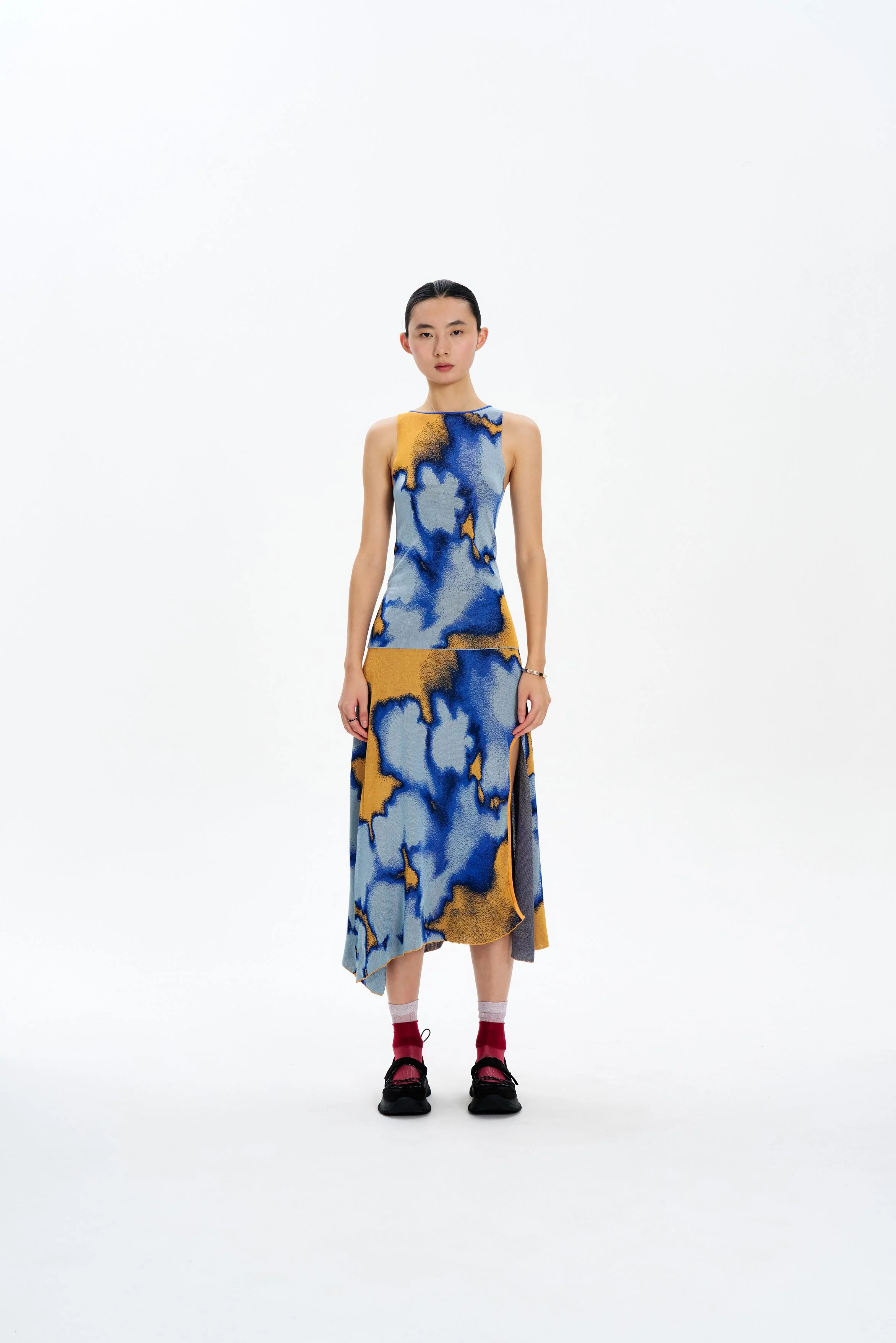 CLAIRE TIE-DYE BOATNECK TANK - Image 2