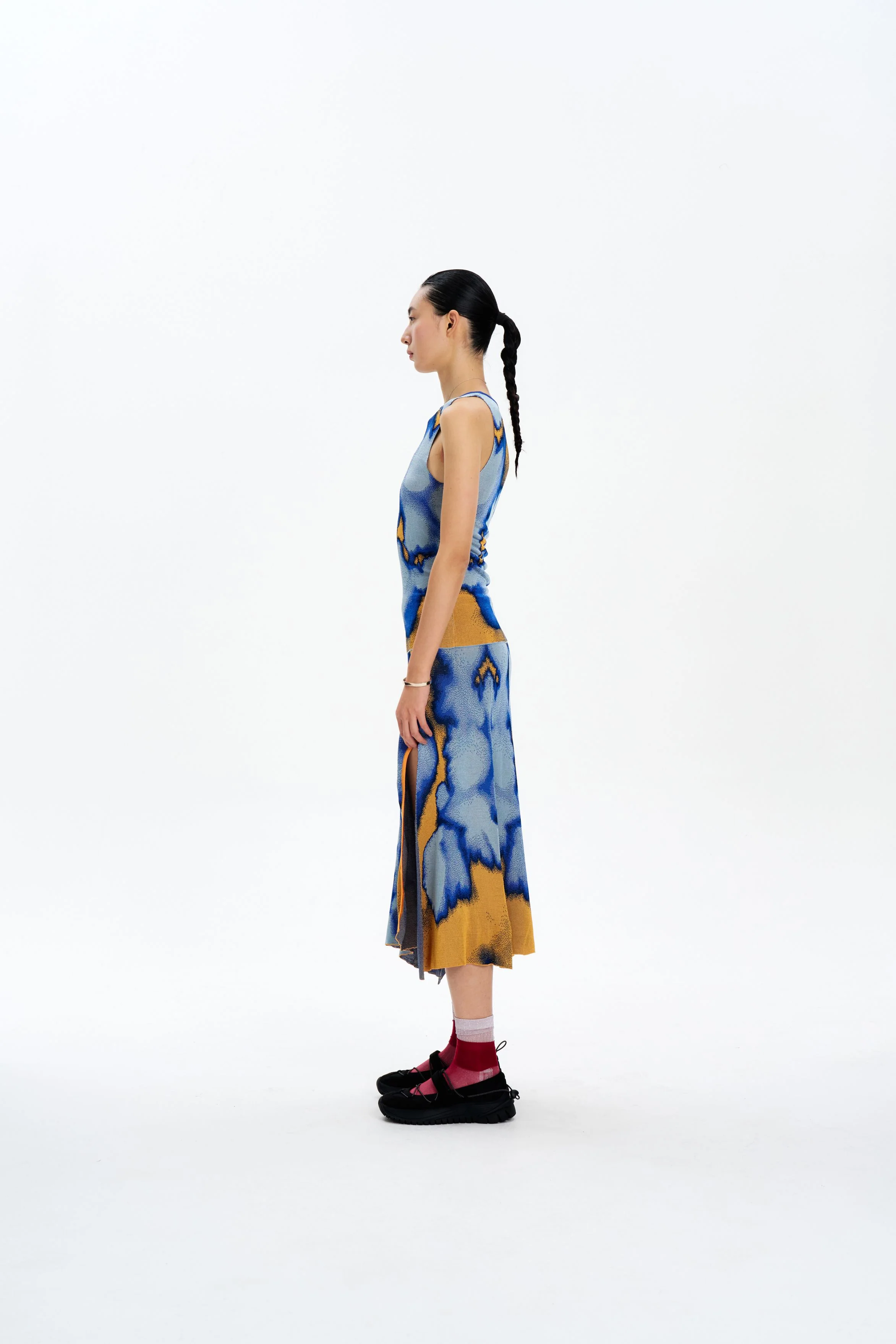 CLAIRE TIE-DYE BOATNECK TANK - Image 3