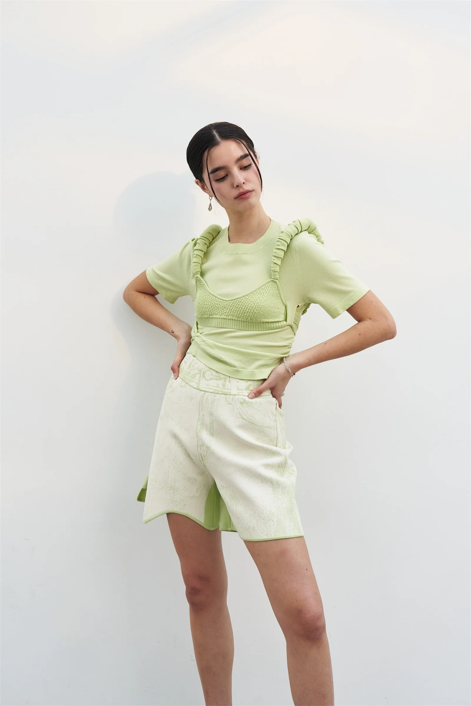 COCO 3D BUBBLE SHORT SLEEVE TOP - Image 2