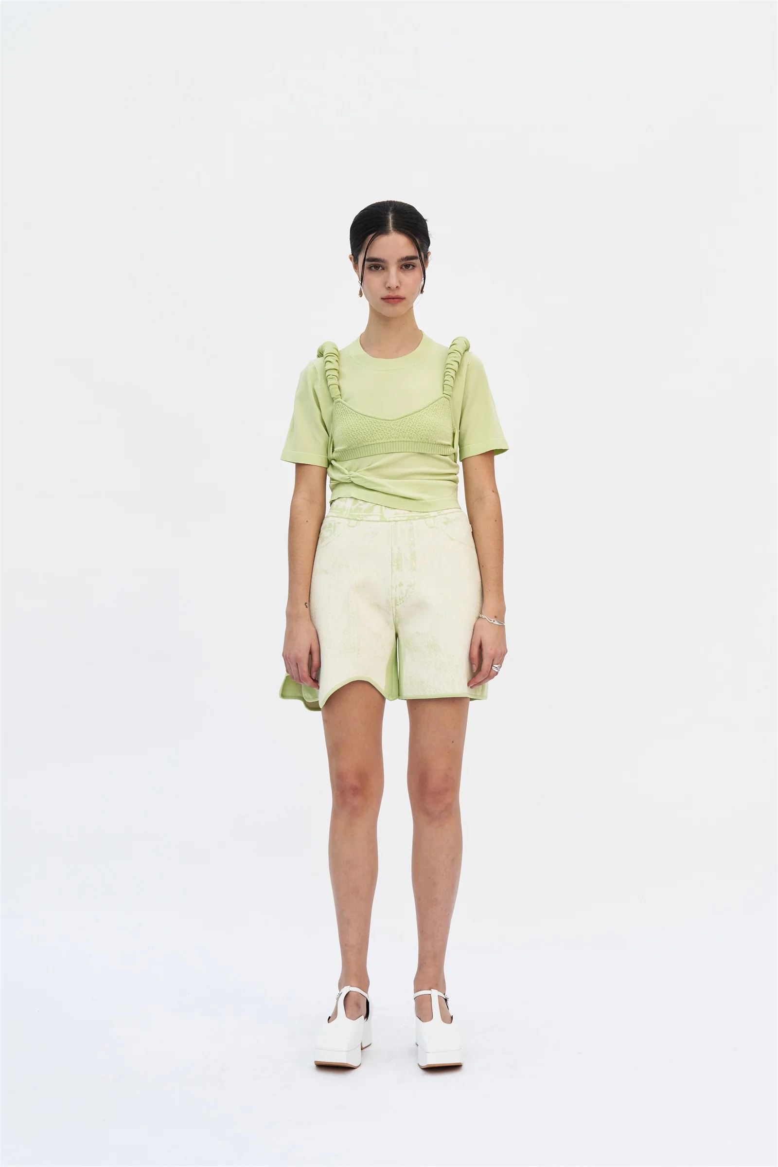 COCO 3D BUBBLE SHORT SLEEVE TOP - Image 4