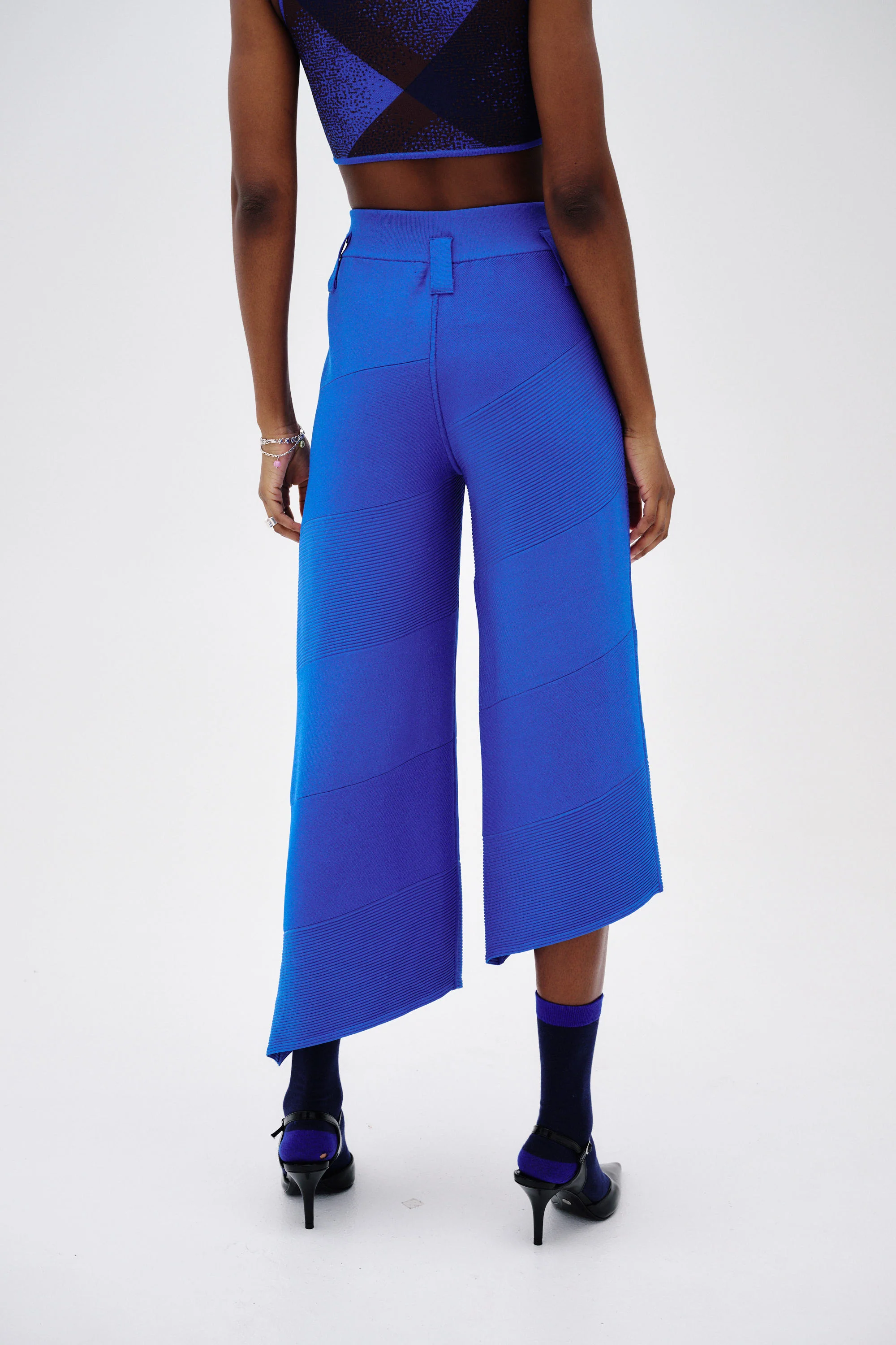 COCO ASYMMETRIC WIDE LEG PANTS - Image 5