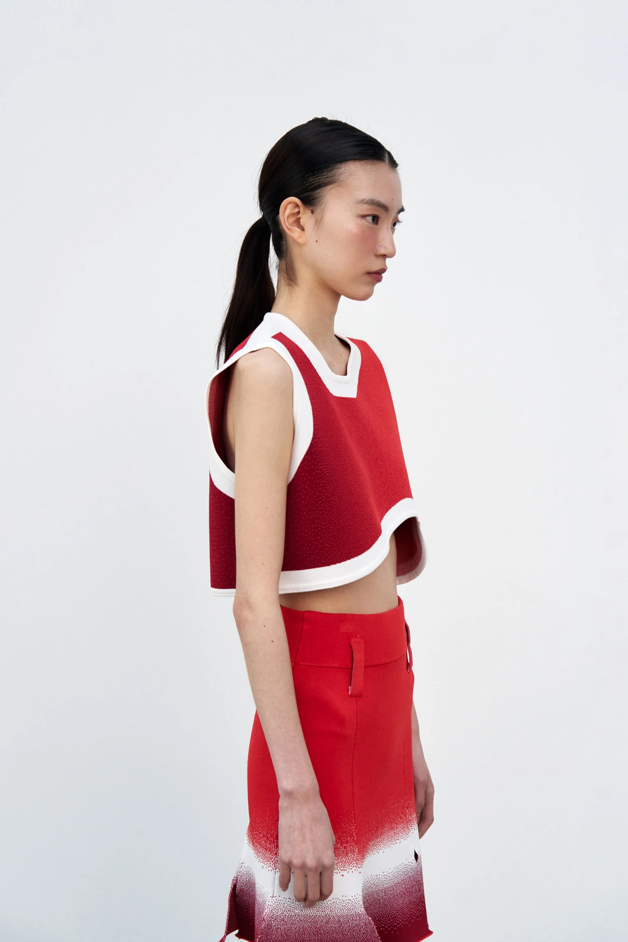 DAHLIA OVERSIZED WAVY CROP TOP - Image 3