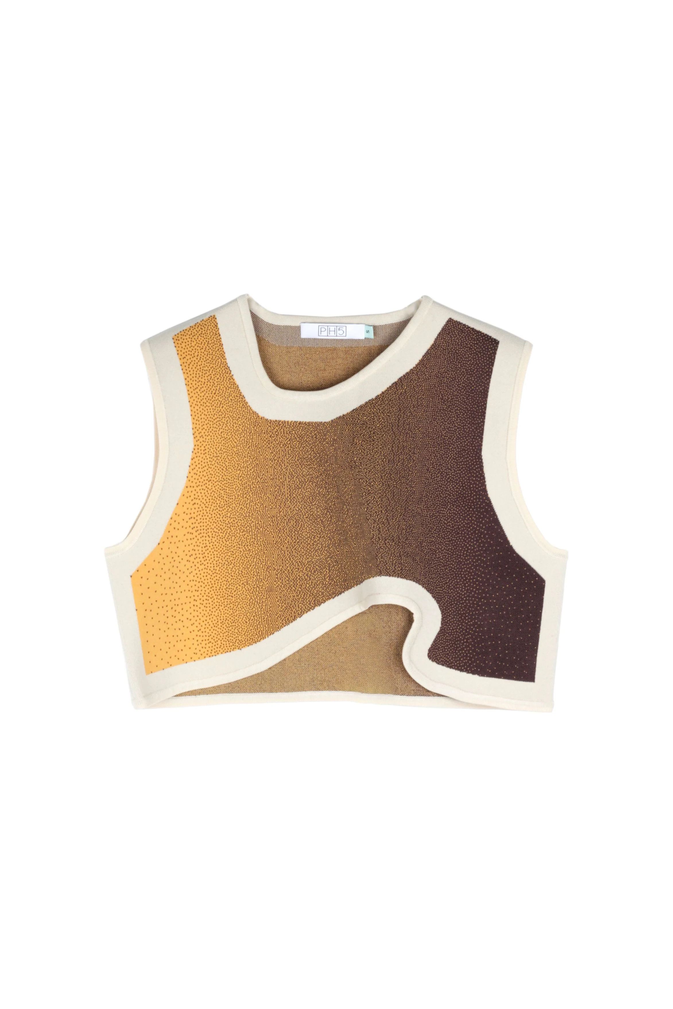 DAHLIA OVERSIZED WAVY CROP TOP - Image 3
