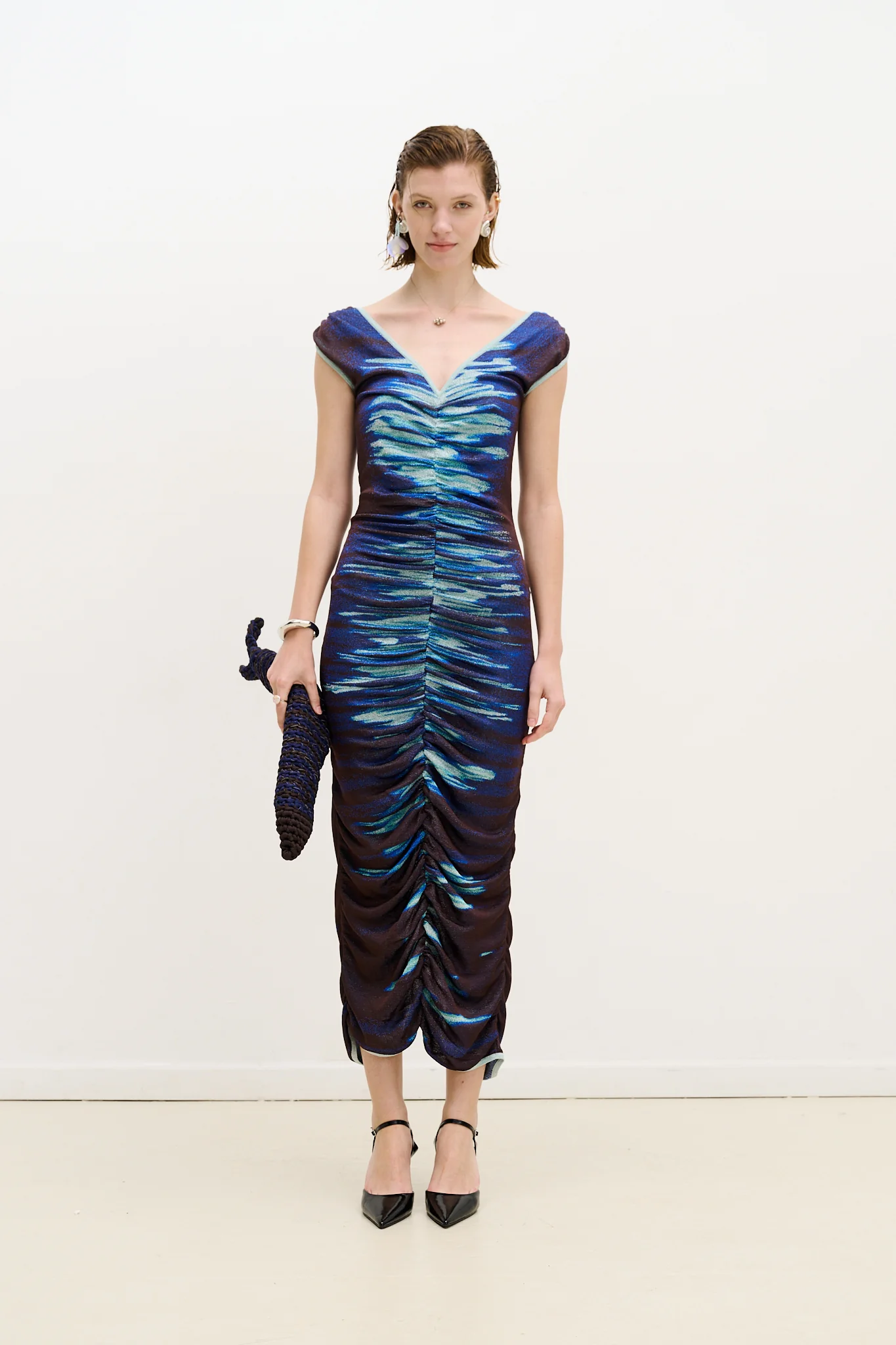 DANIO LAKE PRINT MIDI DRESS - Image 2
