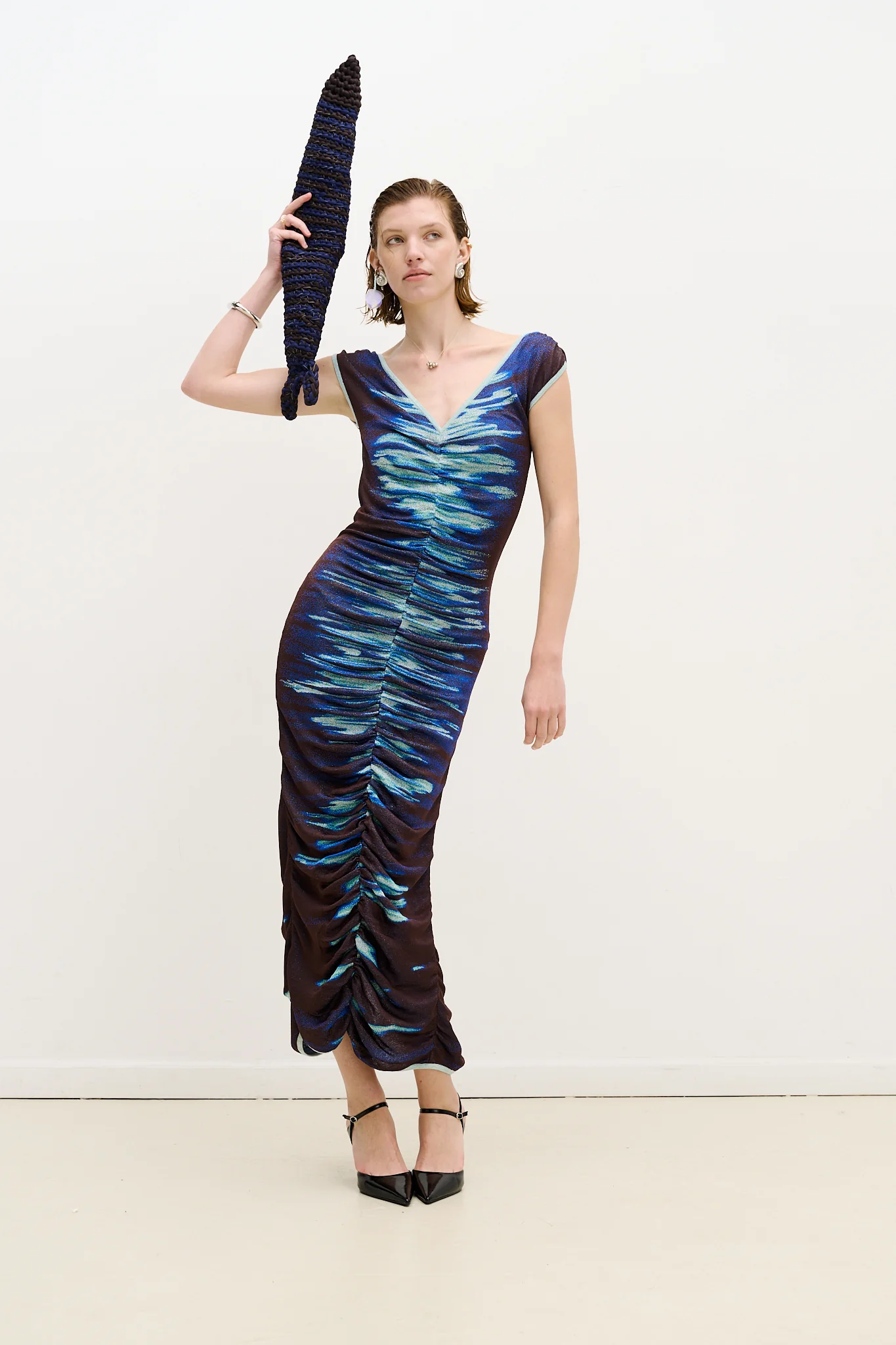 DANIO LAKE PRINT MIDI DRESS - Image 3