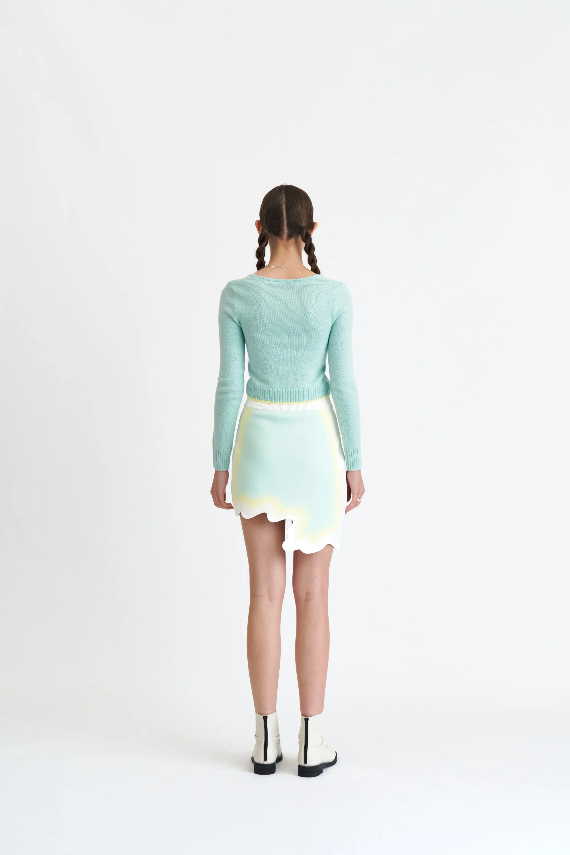 DEGAS MERINO WOOL CROPPED CARDIGAN - Image 5