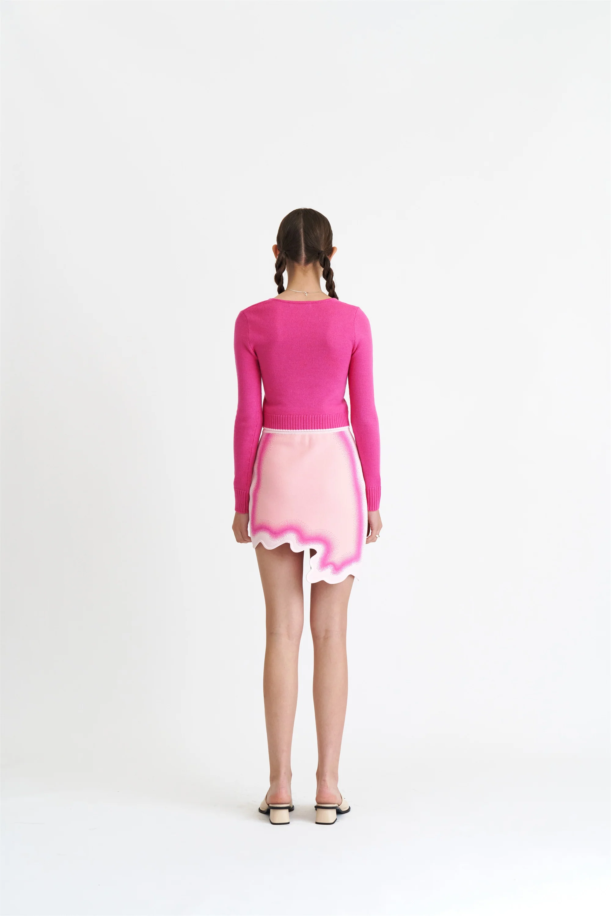 DEGAS MERINO WOOL CROPPED CARDIGAN - Image 4