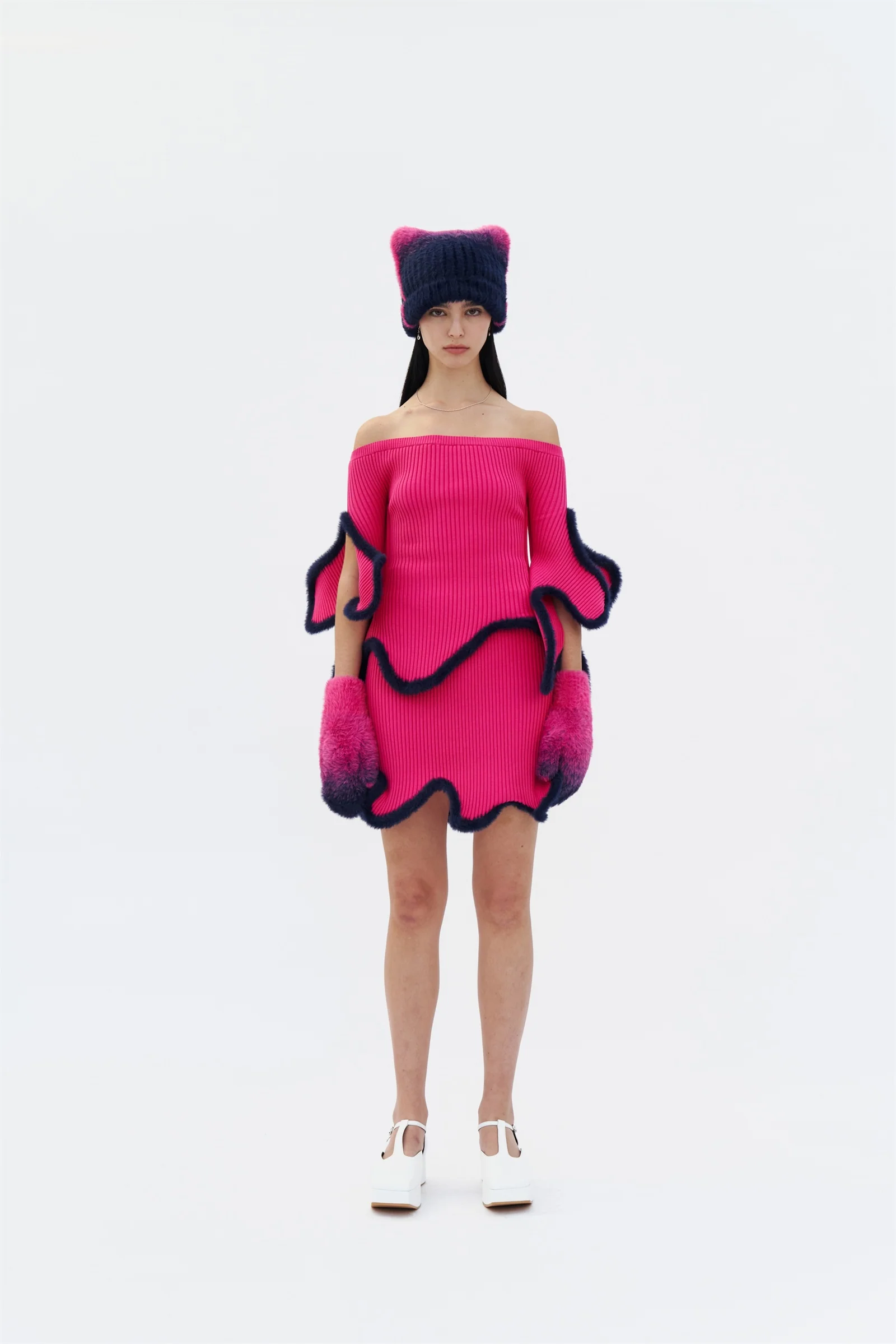 DORI 3D WAVY MINI SKIRT - Image 2