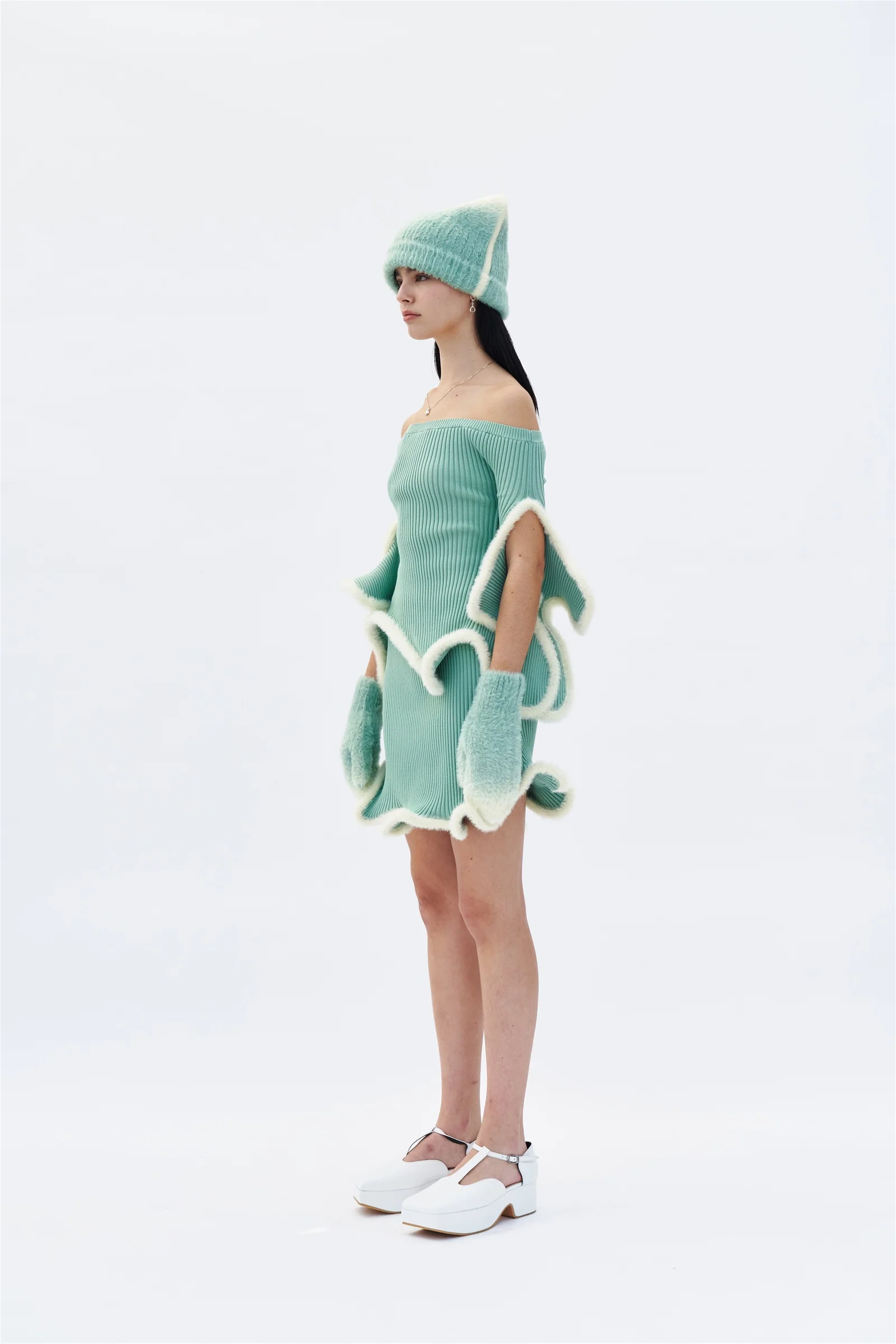 DORI 3D WAVY MINI SKIRT - Image 3