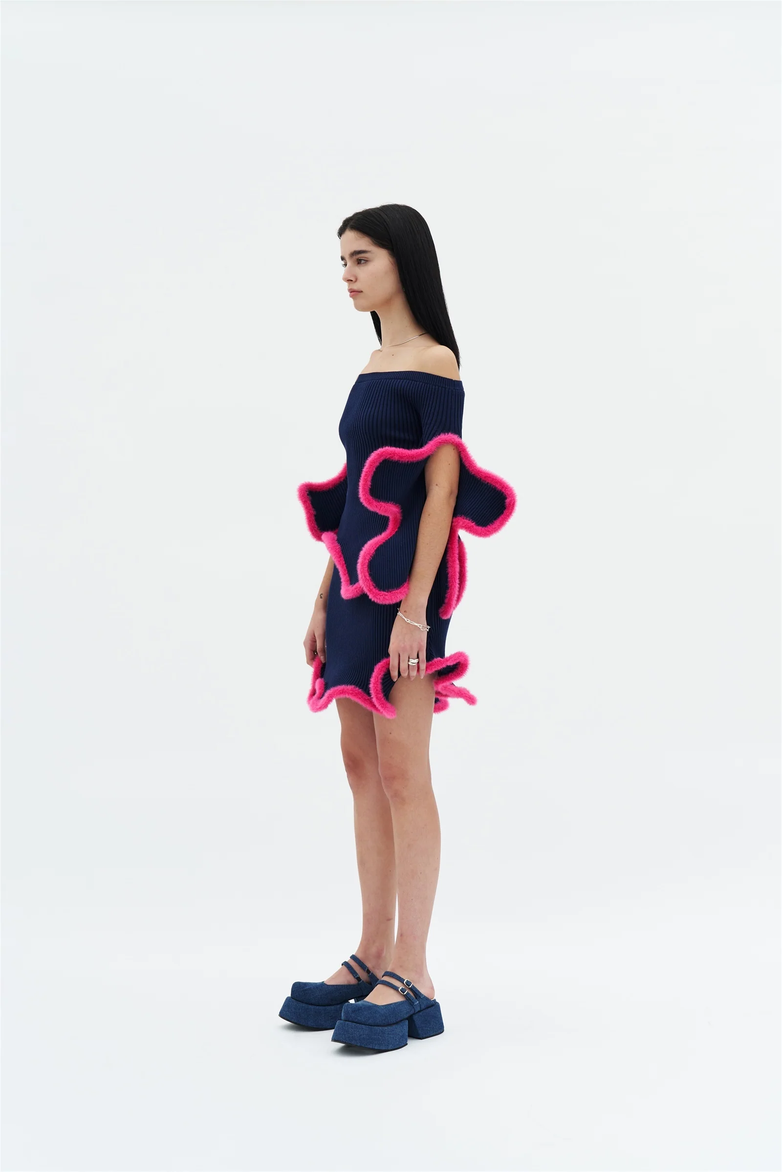 DORI 3D WAVY MINI SKIRT - Image 3