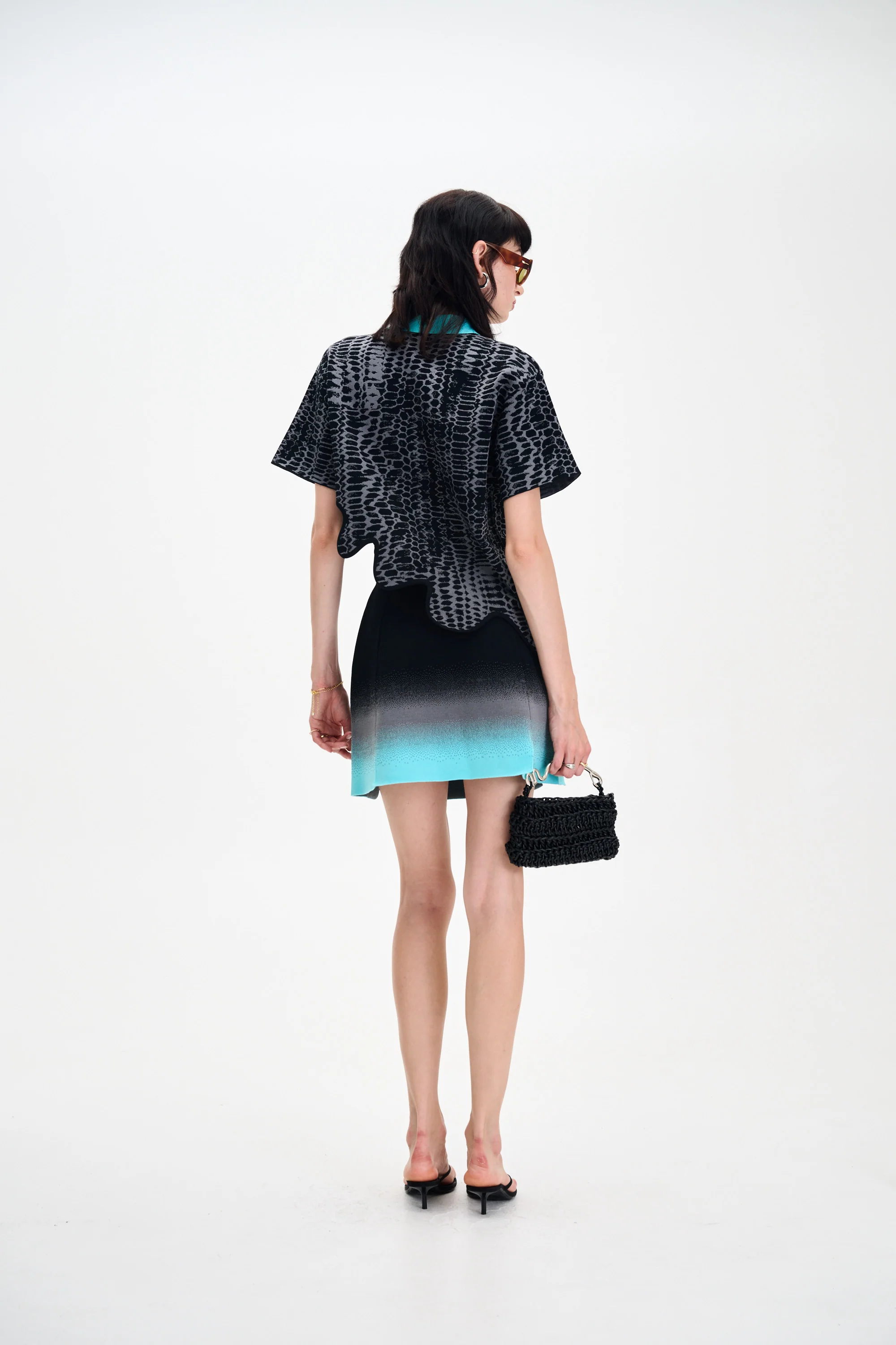 EBONY WAVY POLO SHIRT - Image 4
