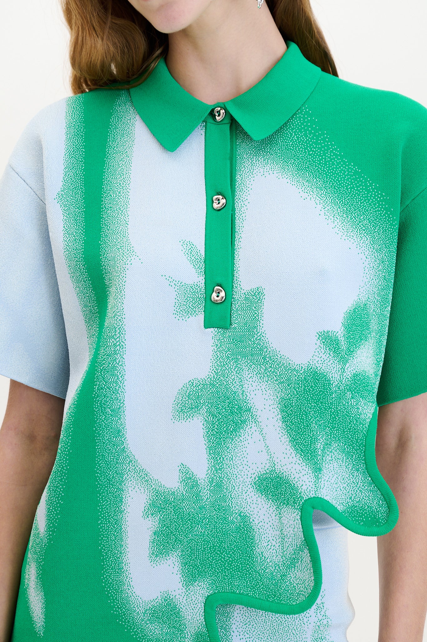 EBONY WAVY POLO SHIRT - Image 6