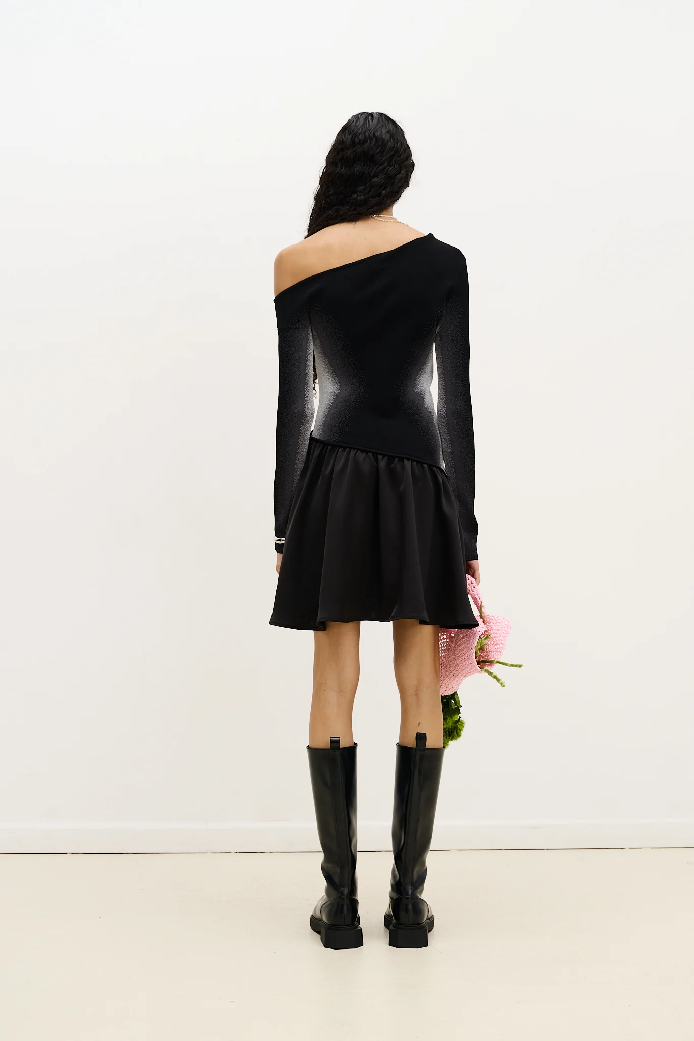 EDDIE LONG SLEEVE MINI DRESS - Image 3