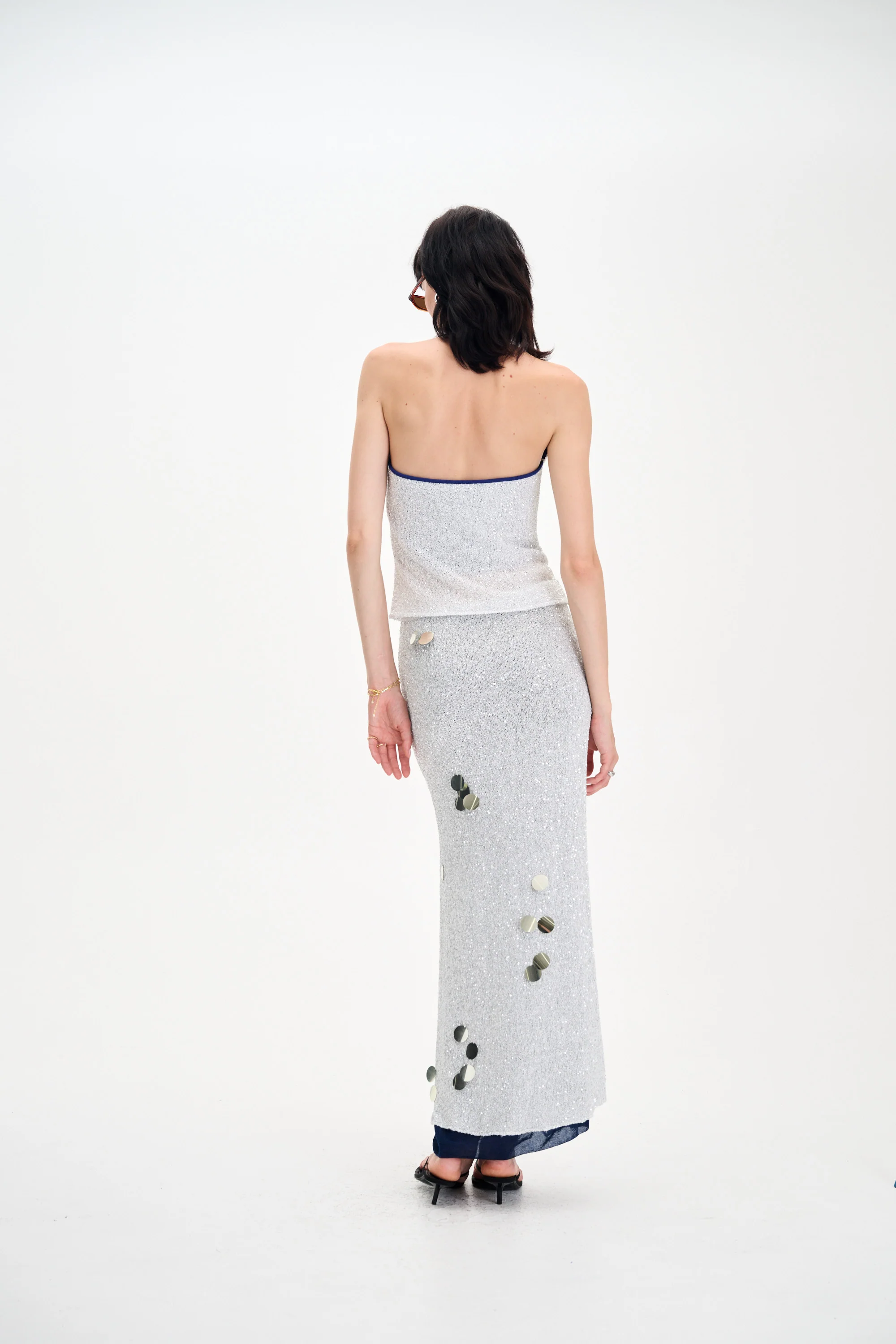 ELEKTRA SEQUINS HALTER TOP - Image 5