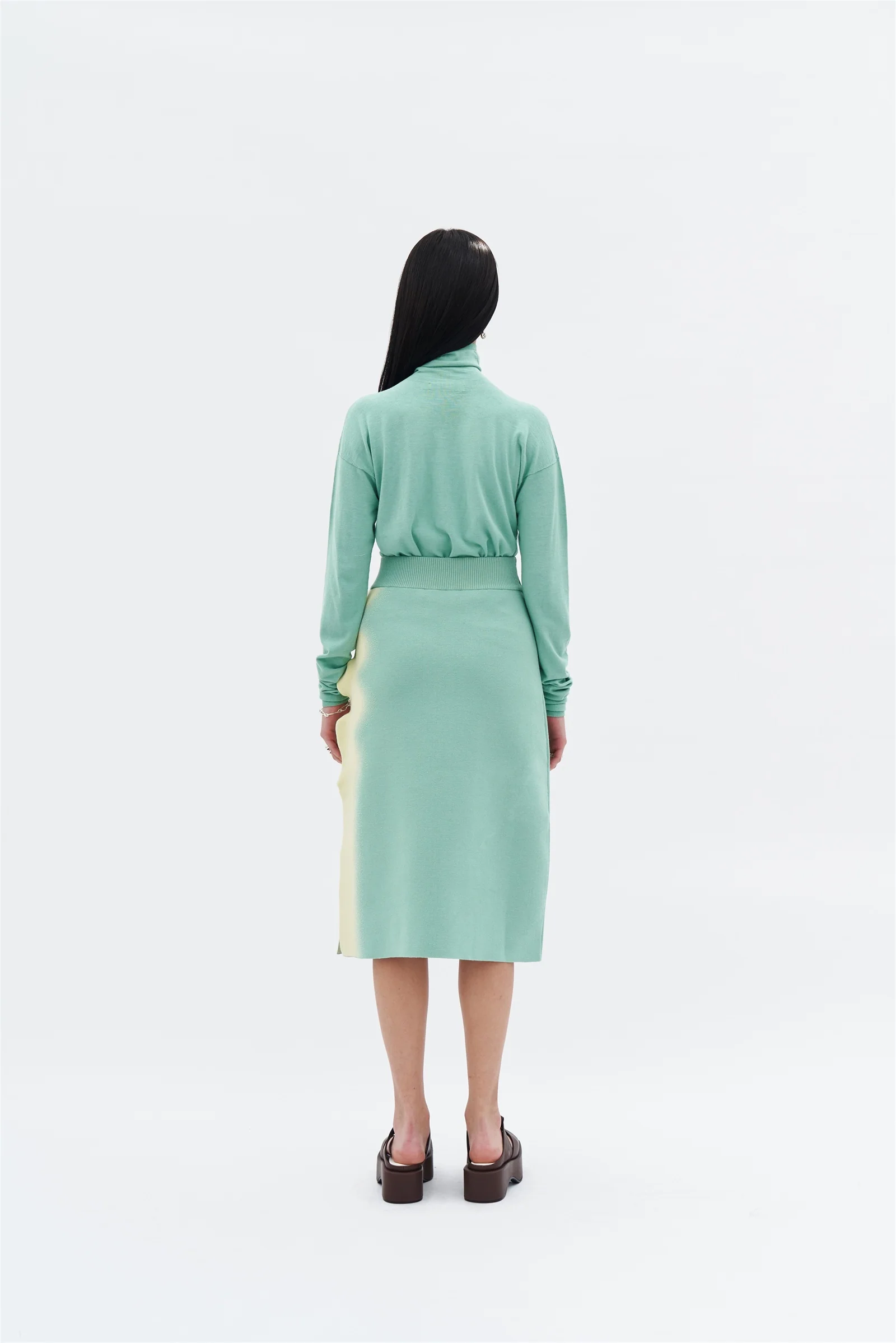 ELSA WAVY MIDI SKIRT - Image 5