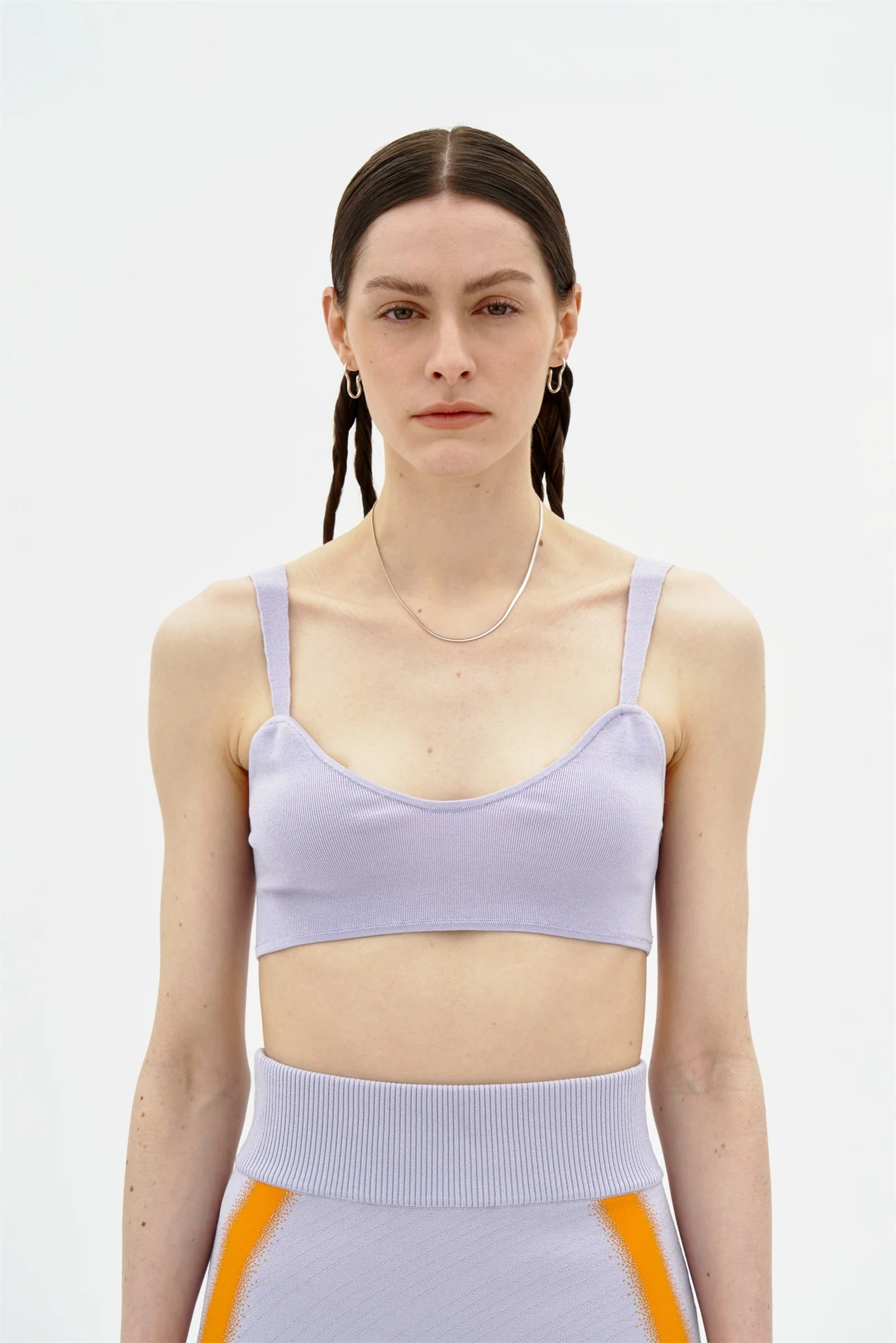 GILLIAN LONG SLEEVE CROPPED TOP WITH REMOVEABLE BRA - Image 5