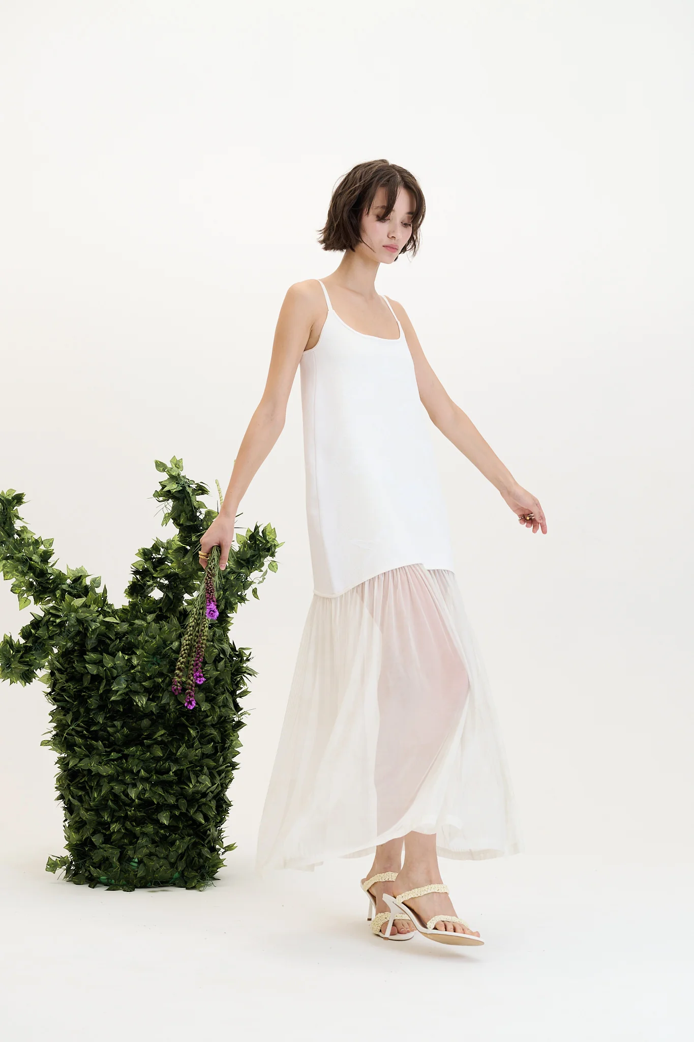GINGER FLOWER PRINT TANK DRESS - Image 2