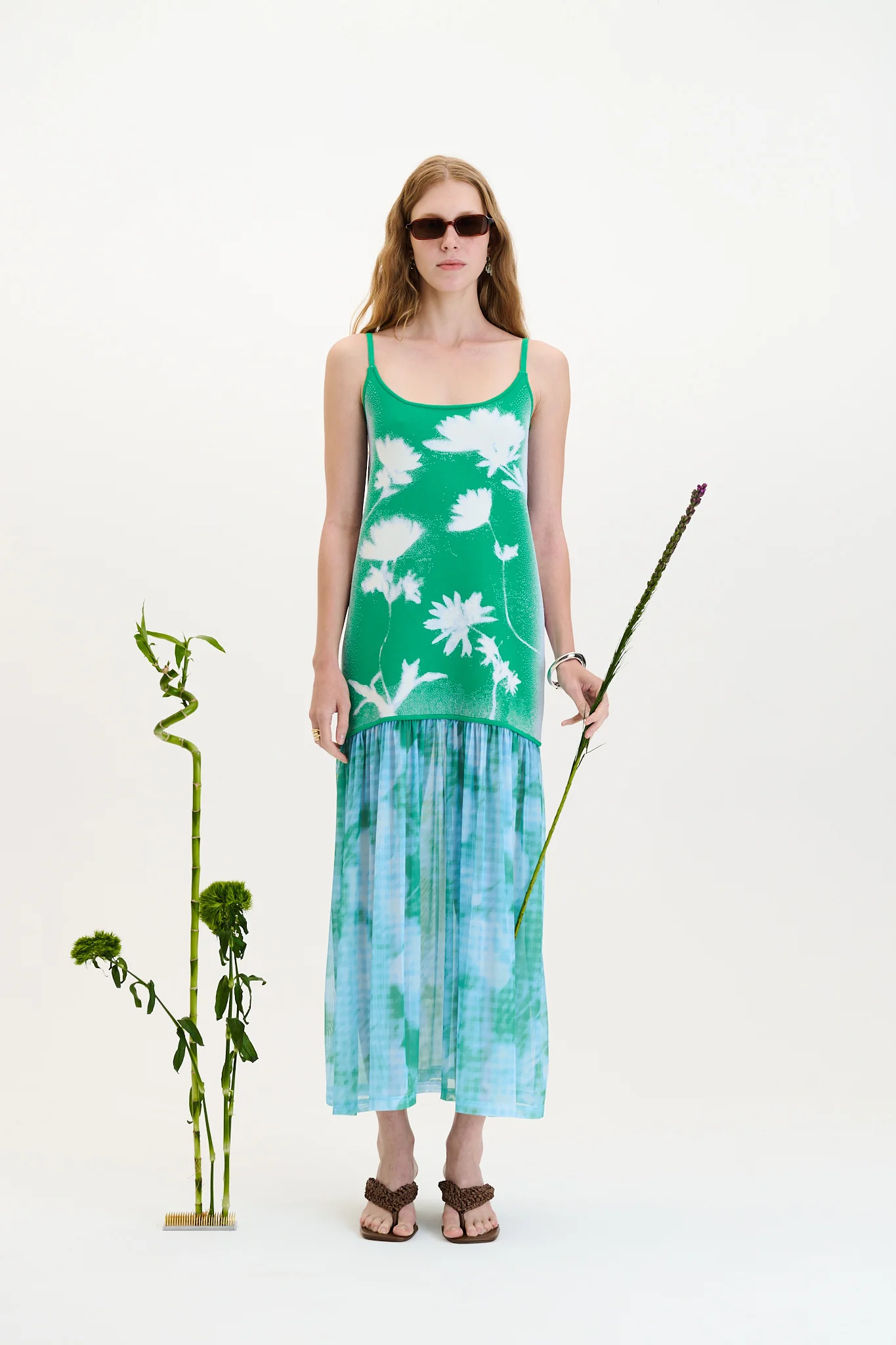 GINGER FLOWER PRINT TANK DRESS - Image 2