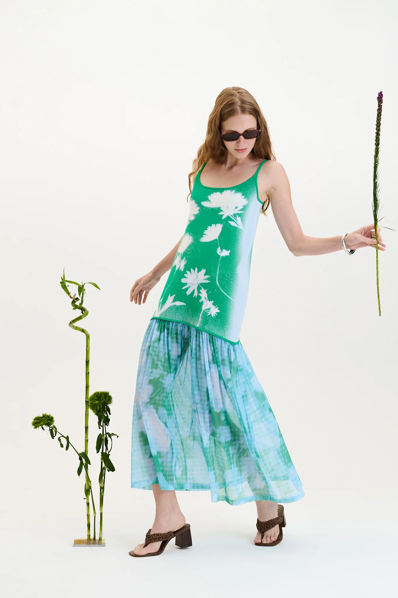GINGER FLOWER PRINT TANK DRESS - Image 5