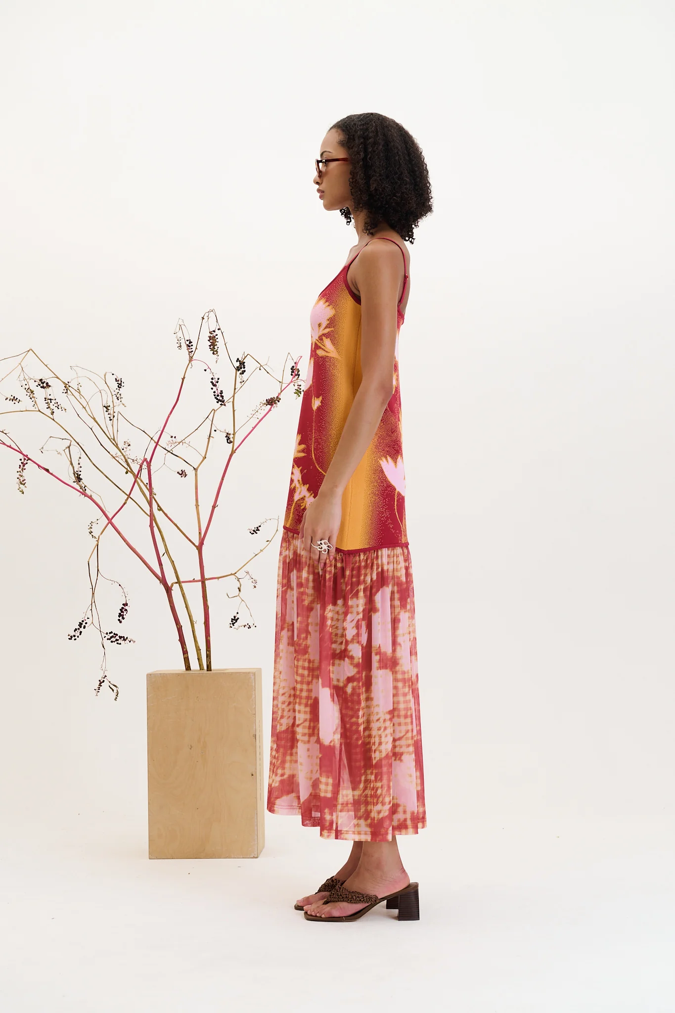 GINGER FLOWER PRINT TANK DRESS - Image 3