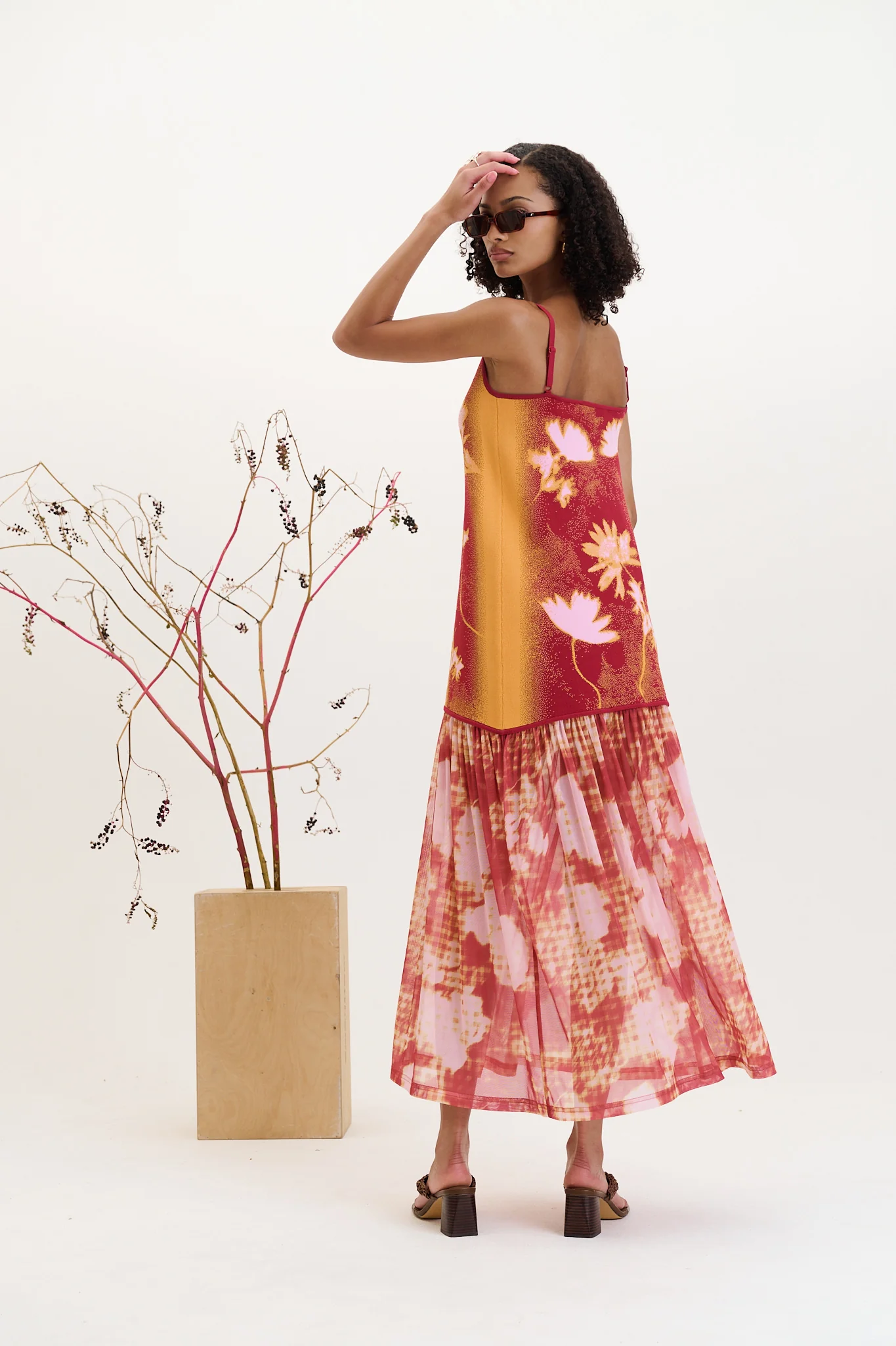 GINGER FLOWER PRINT TANK DRESS - Image 4