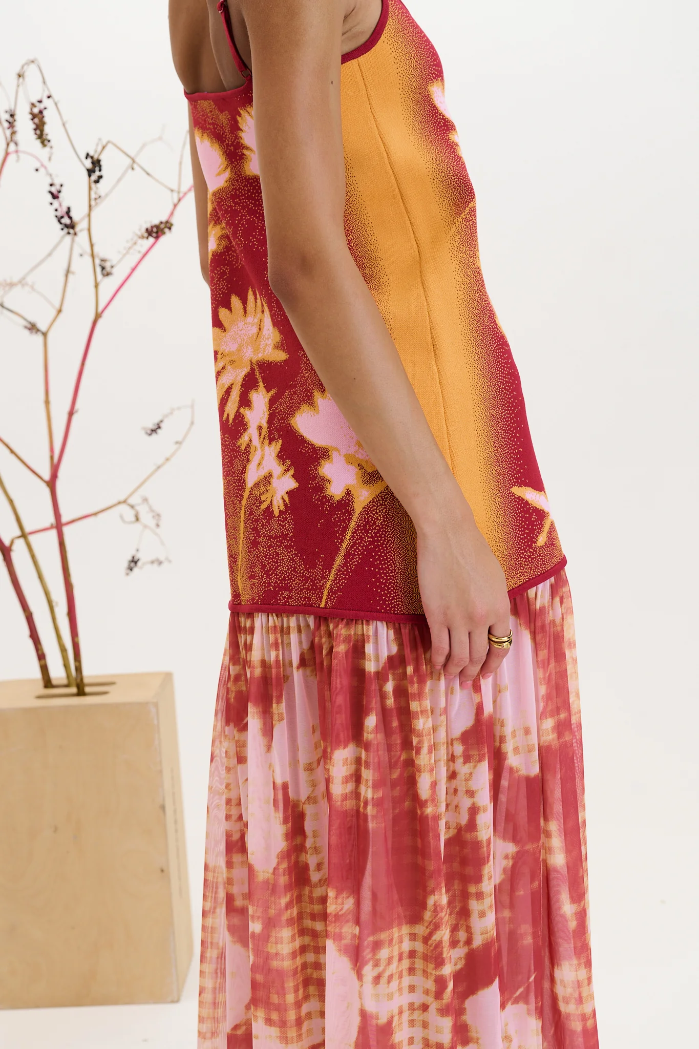 GINGER FLOWER PRINT TANK DRESS - Image 6