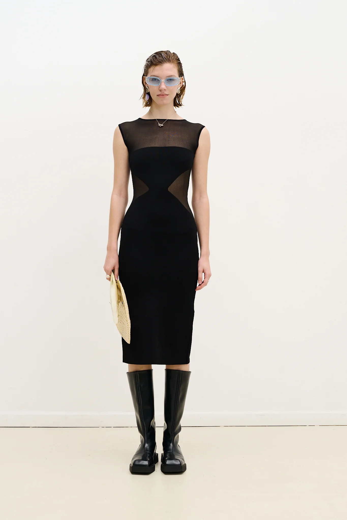 GOBY SHEER MIDI DRESS - Image 2