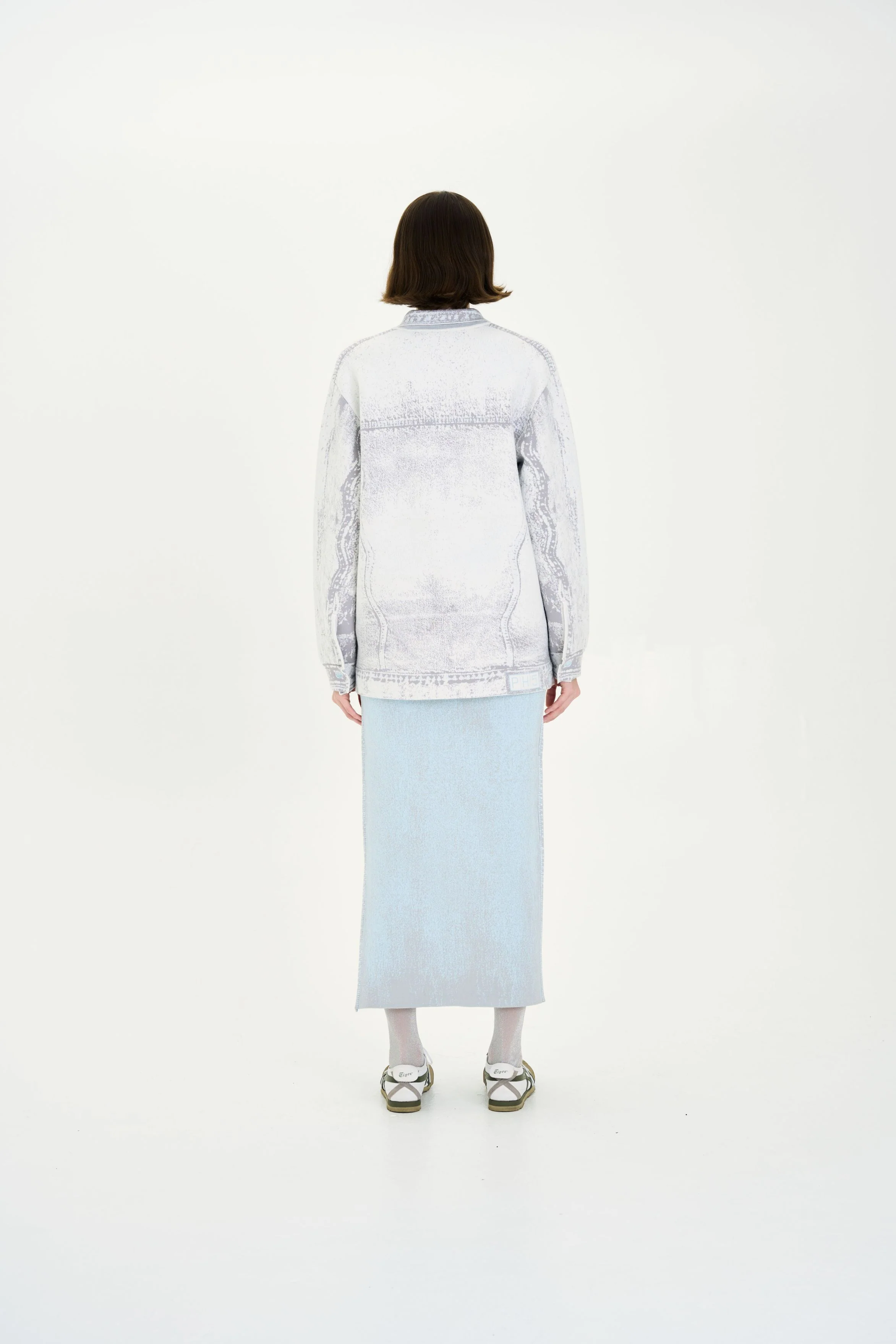 HANA DENIM PRINT OVERSIZED JACKET - Image 4