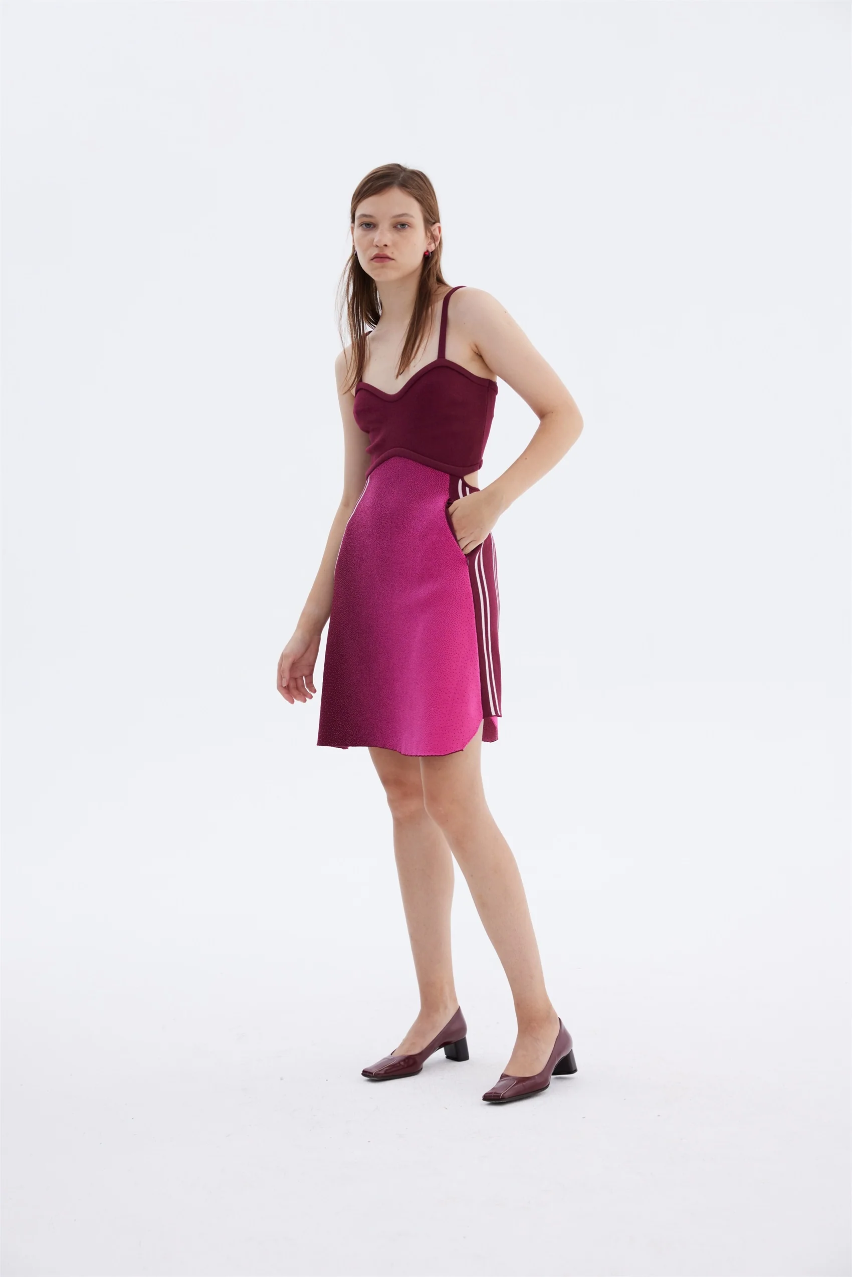 HARPER MINI TANK DRESS WITH SIDE POCKET - Image 3