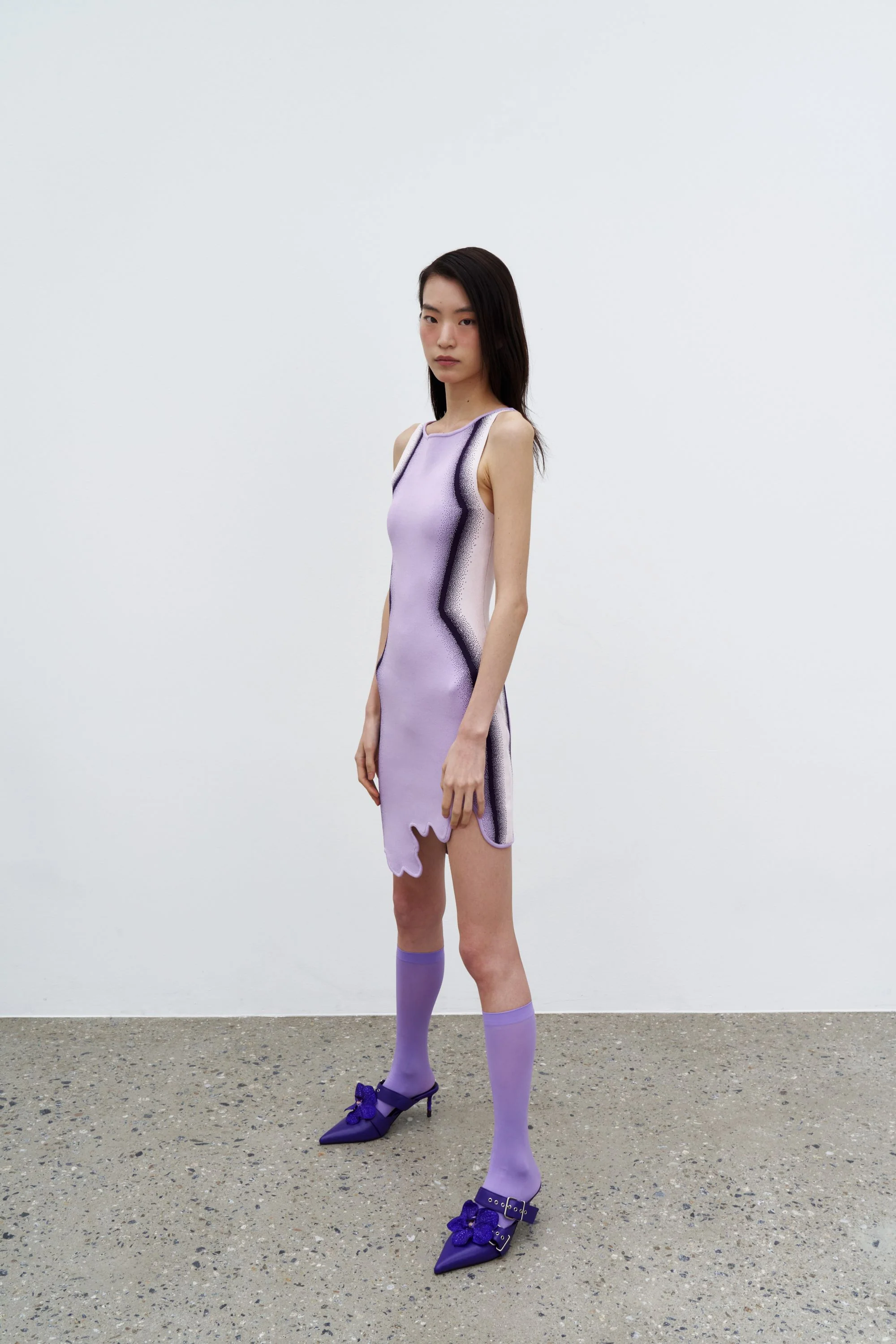 HAZEL GRADIENT PRINT MINI DRESS - Image 4