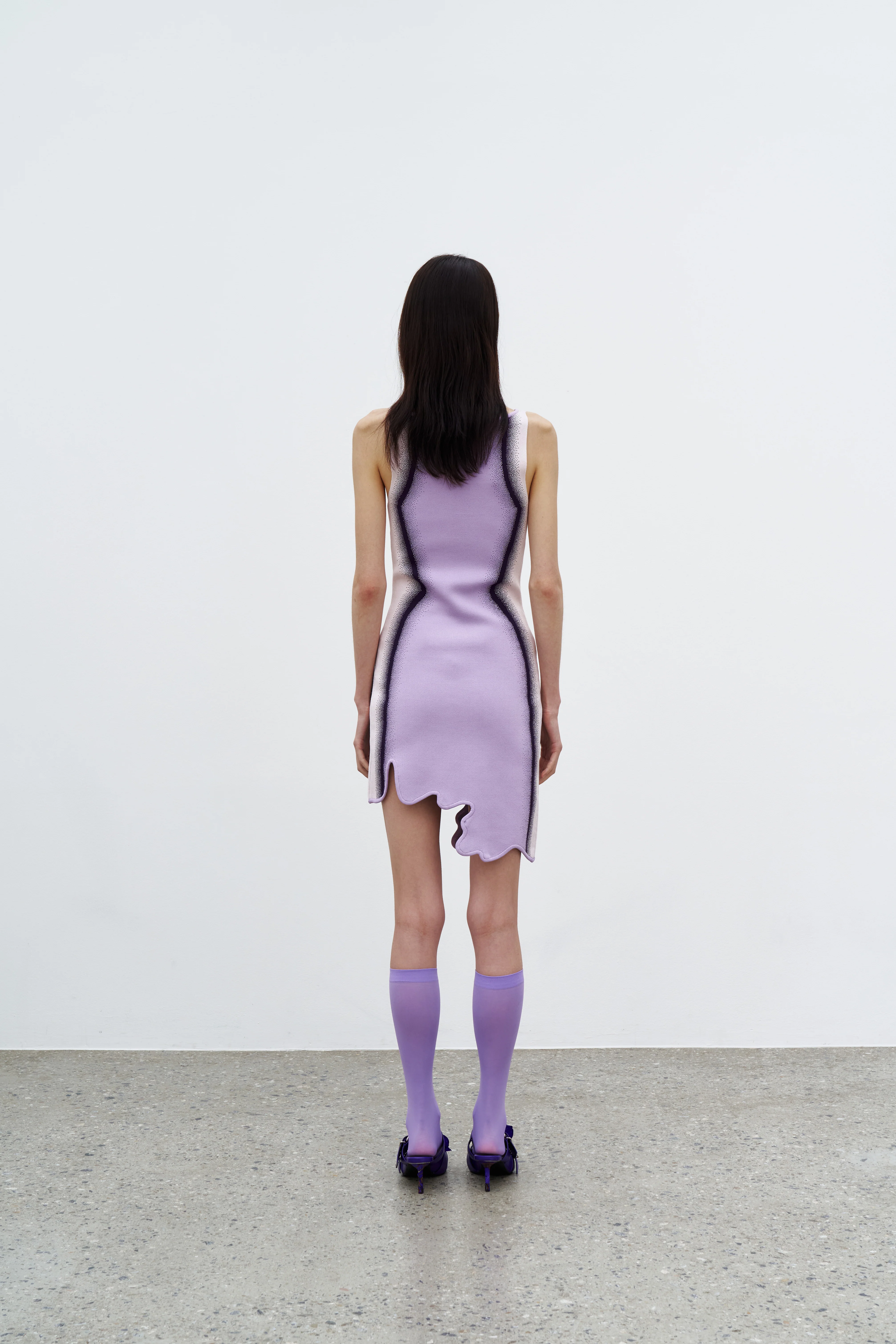 HAZEL GRADIENT PRINT MINI DRESS - Image 6
