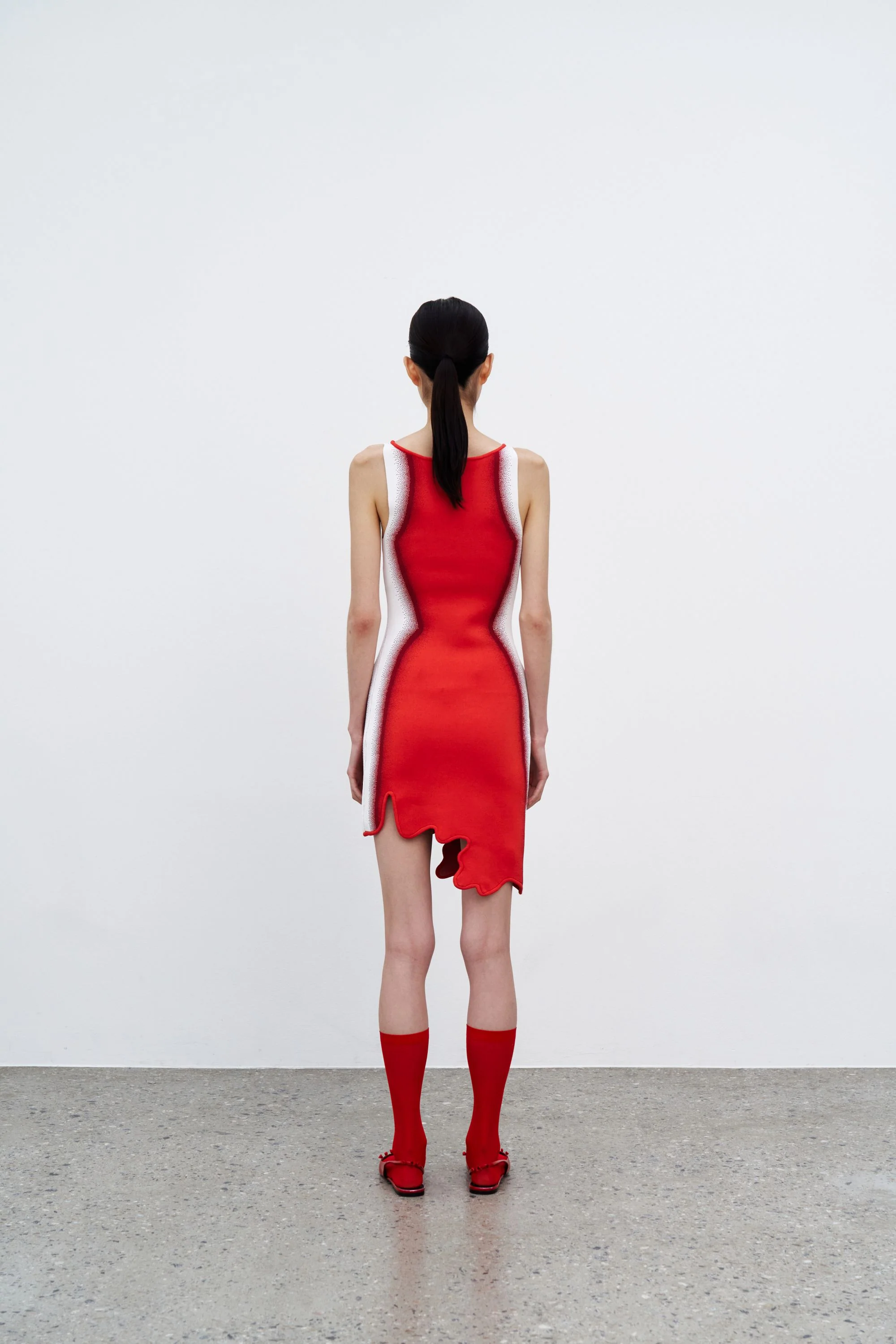 HAZEL GRADIENT PRINT MINI DRESS - Image 3