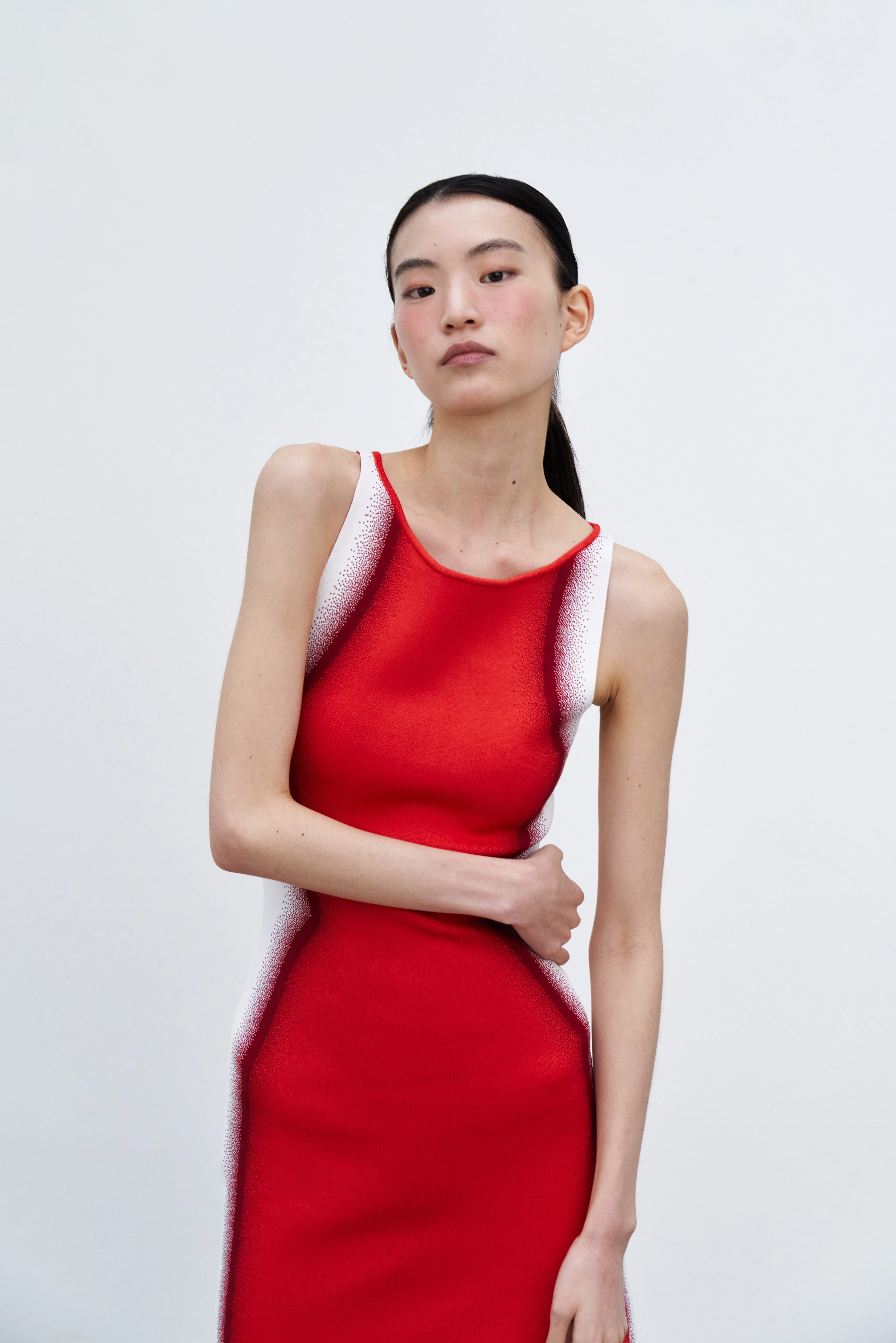 HAZEL GRADIENT PRINT MINI DRESS - Image 5