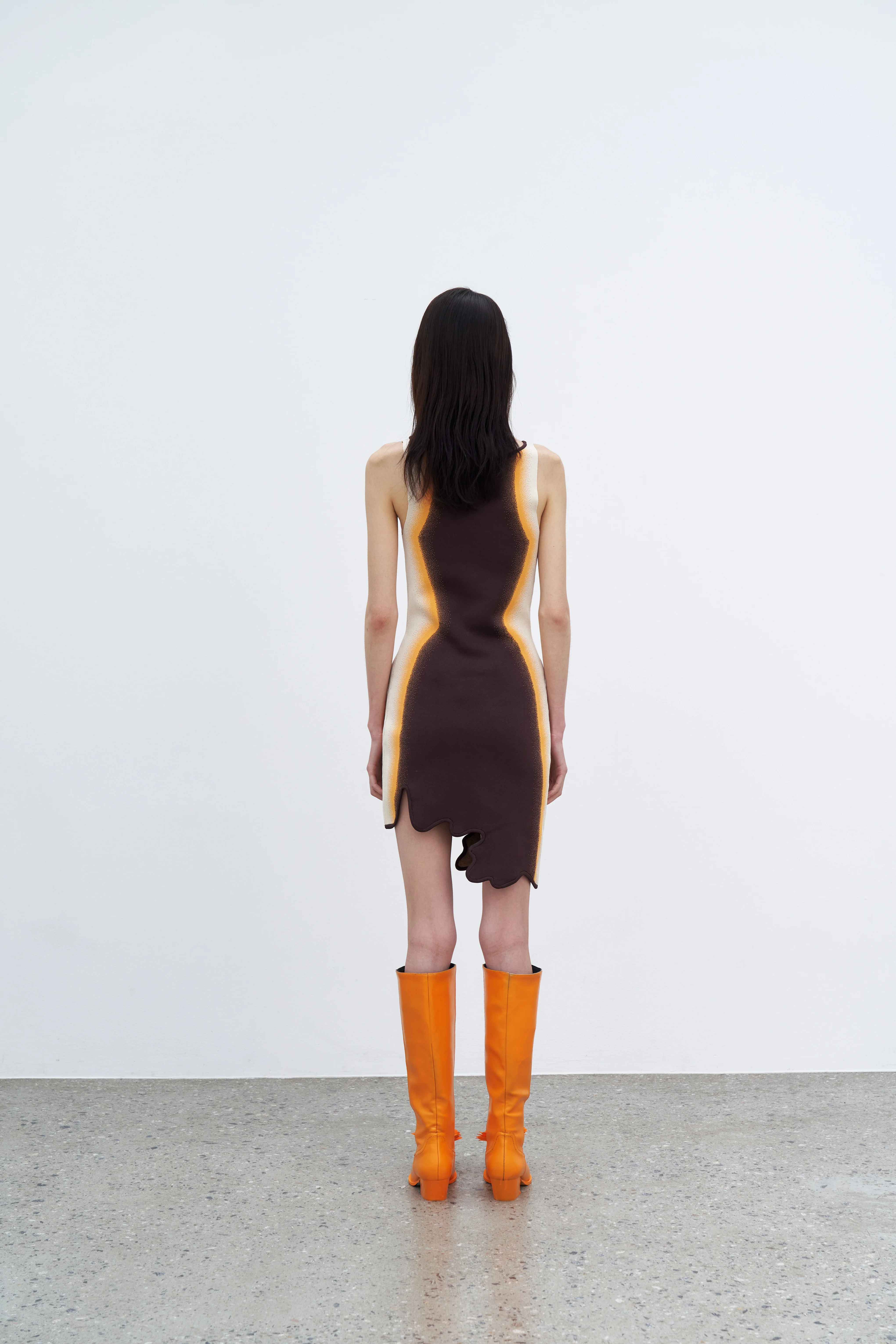 HAZEL GRADIENT PRINT MINI DRESS - Image 4