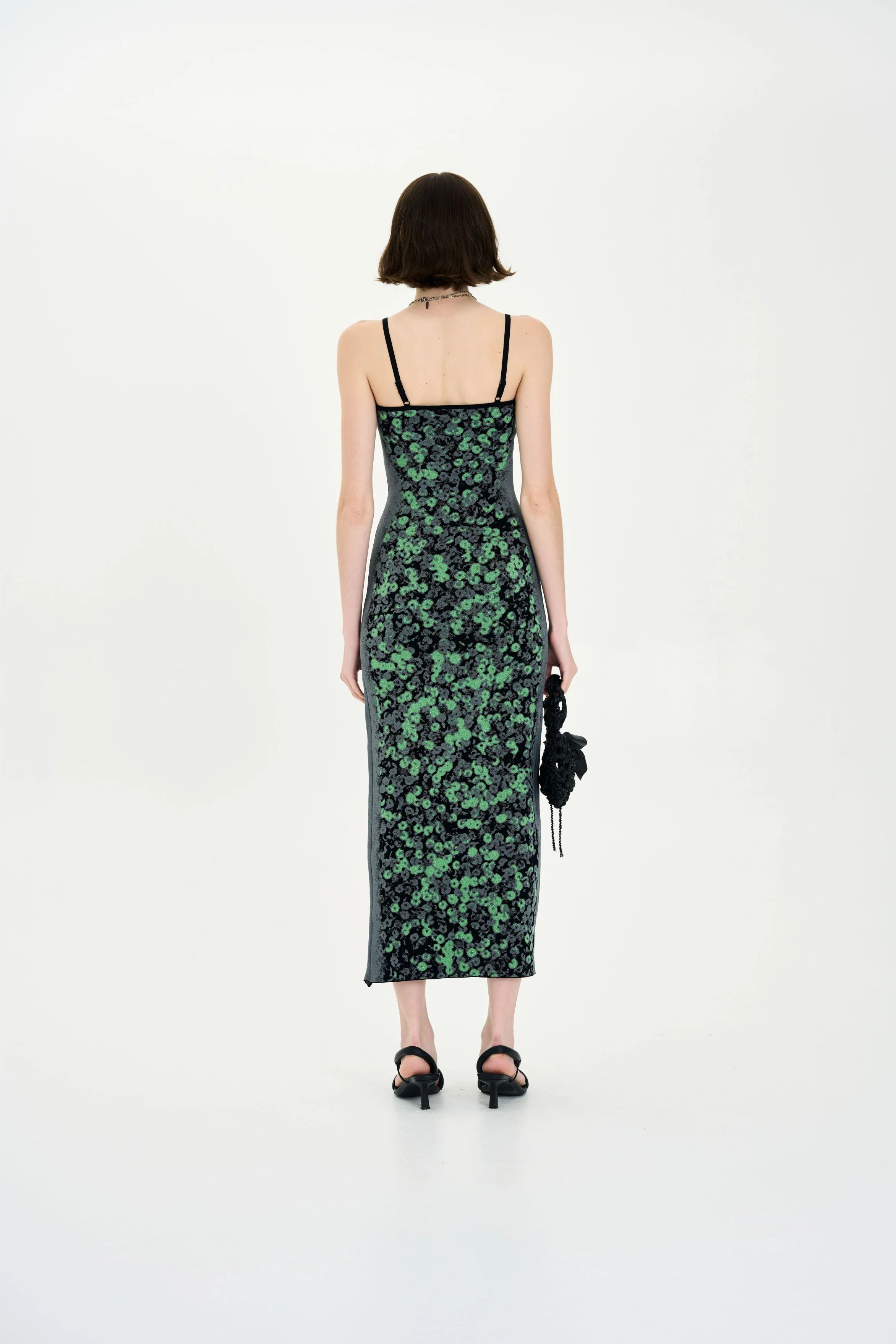 HEATHER SEQUINS PRINT MAXI TANK DRESS - Image 4