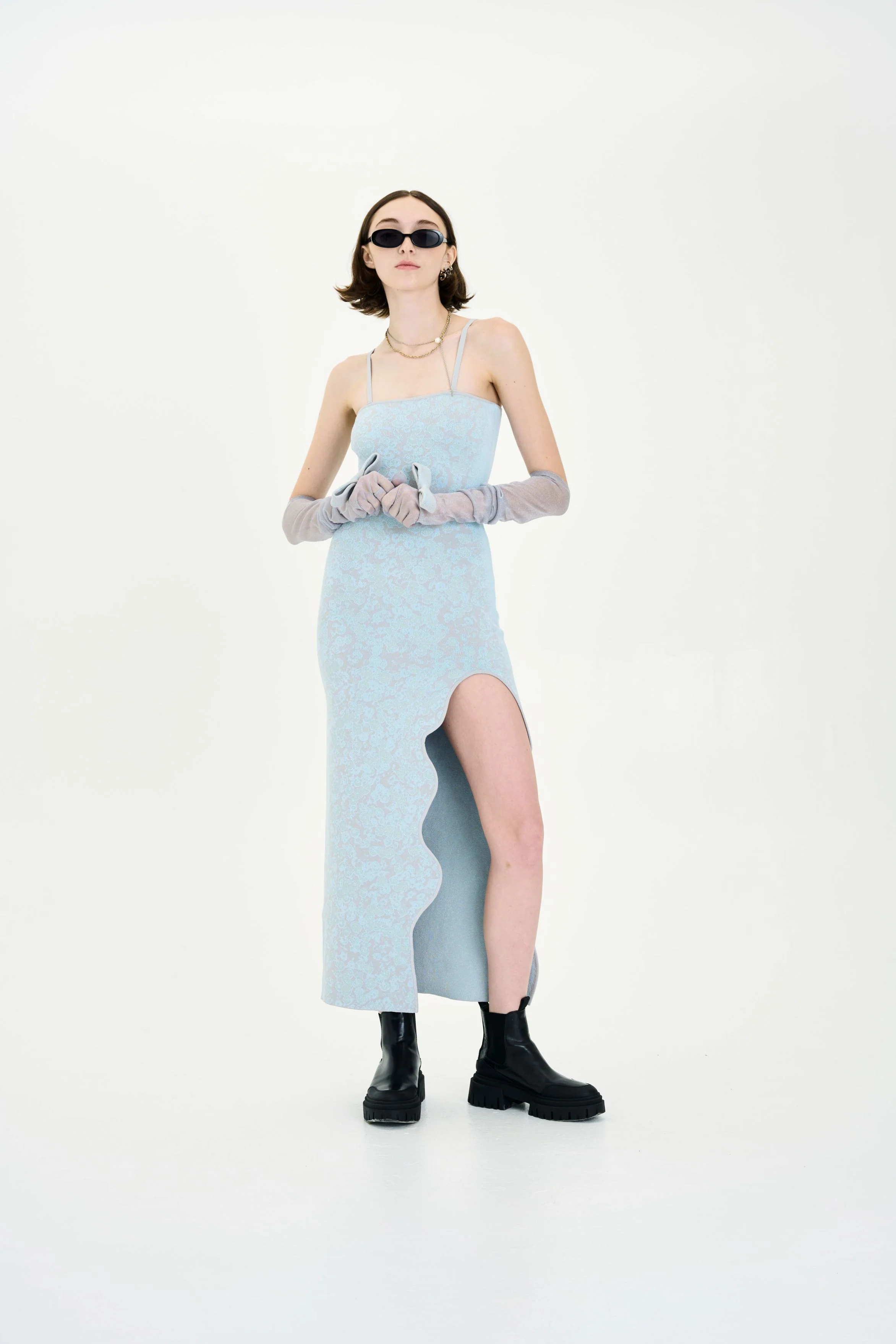 HEATHER SEQUINS PRINT MAXI TANK DRESS - Image 2